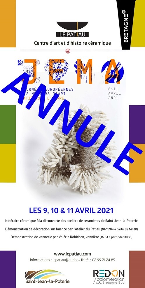 Annulé ! Journées Européennes des Métiers d’Art à Saint-Jean-la-Poterie