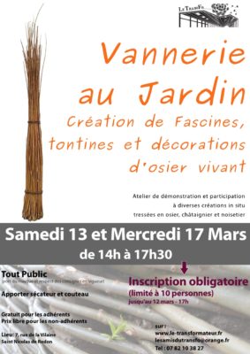 Vannerie au jardin