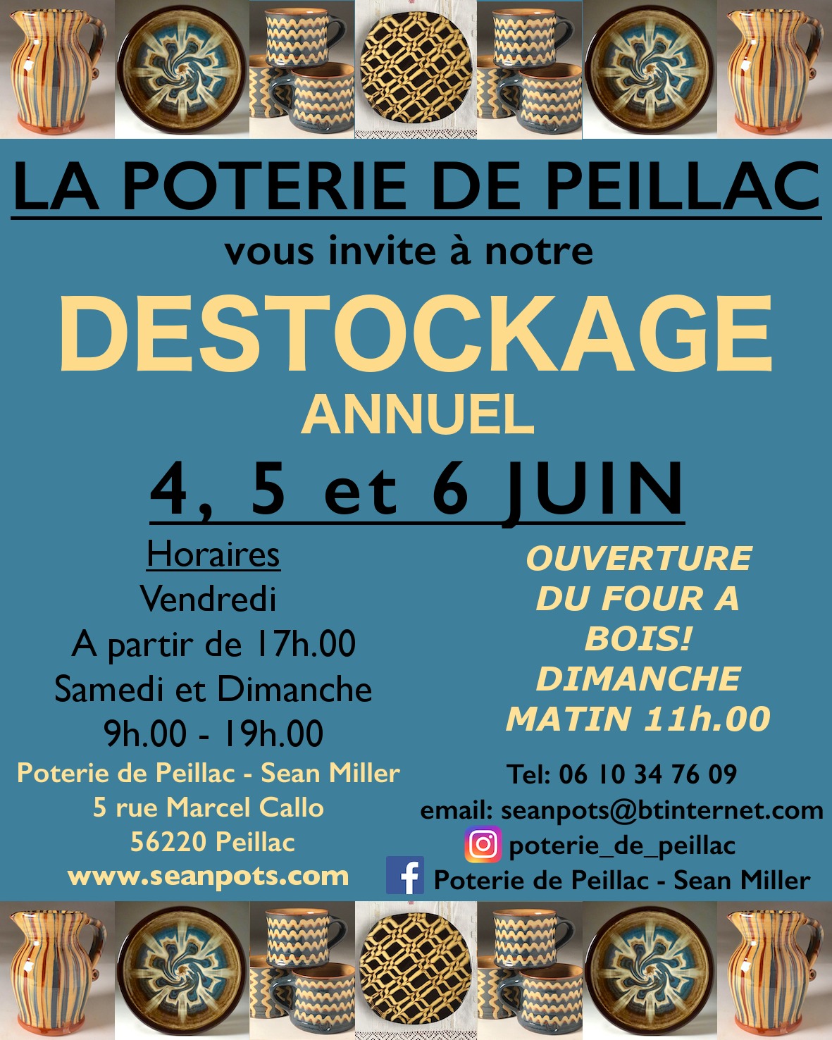 Déstockage annuel à la Poterie de Peillac