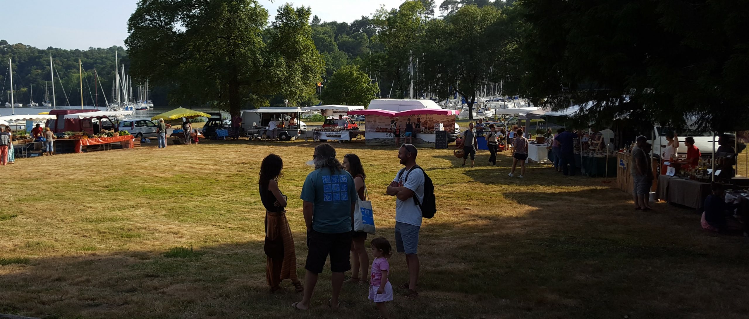 Marché du terroir au port de Foleux (Béganne)