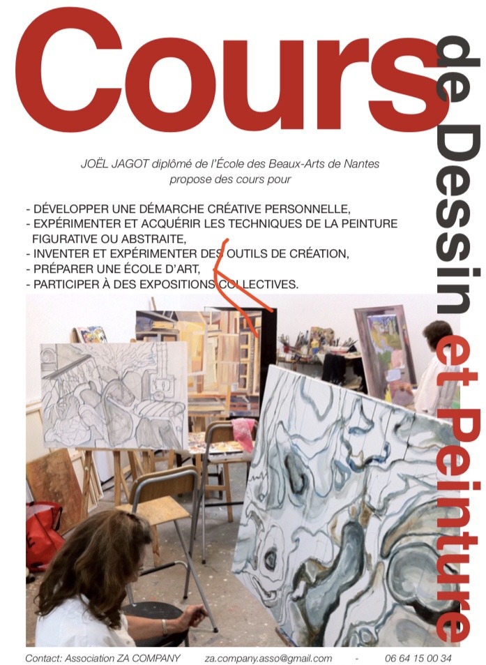 Cours de dessin et peinture