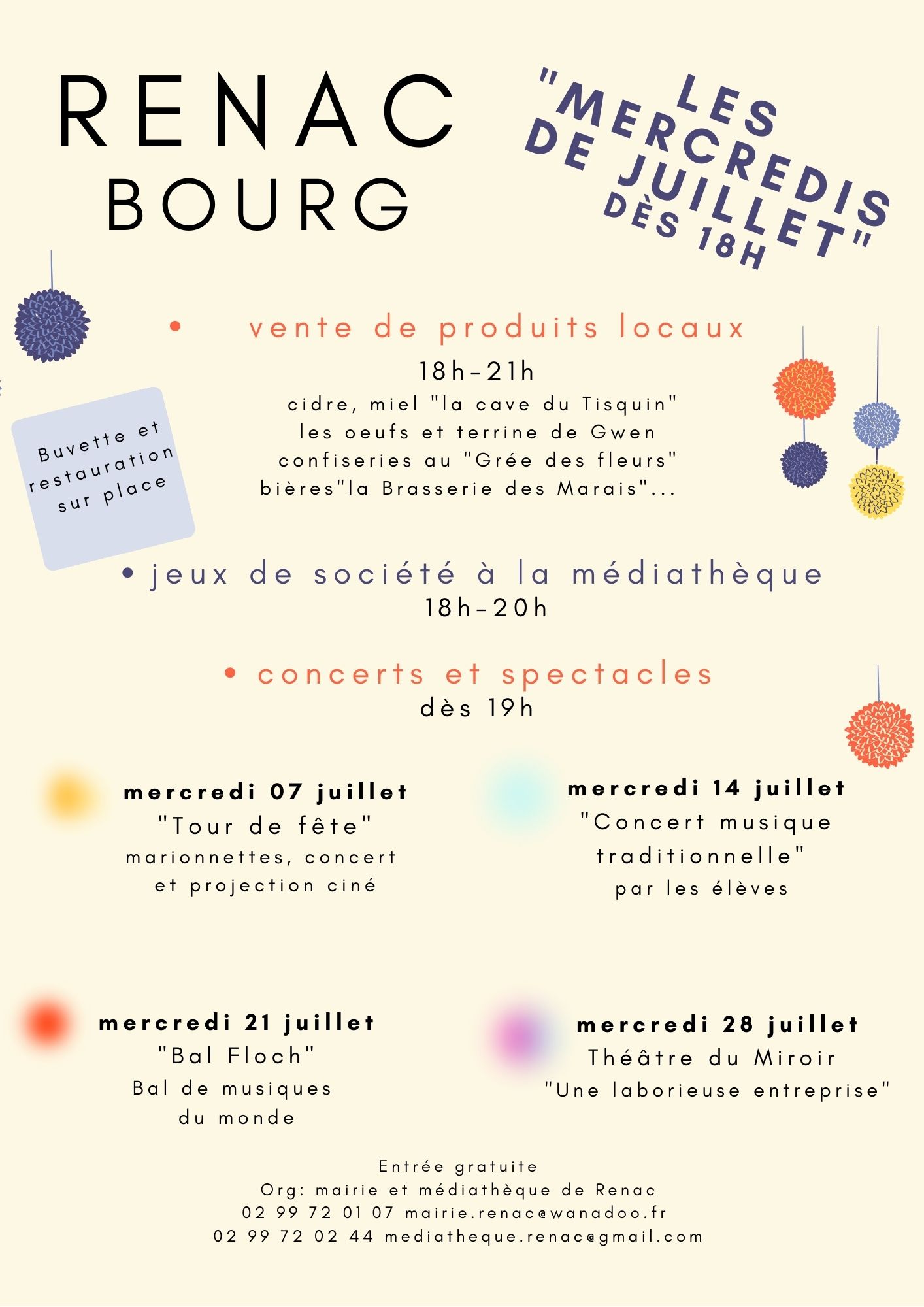 Les mercredis à Renac
