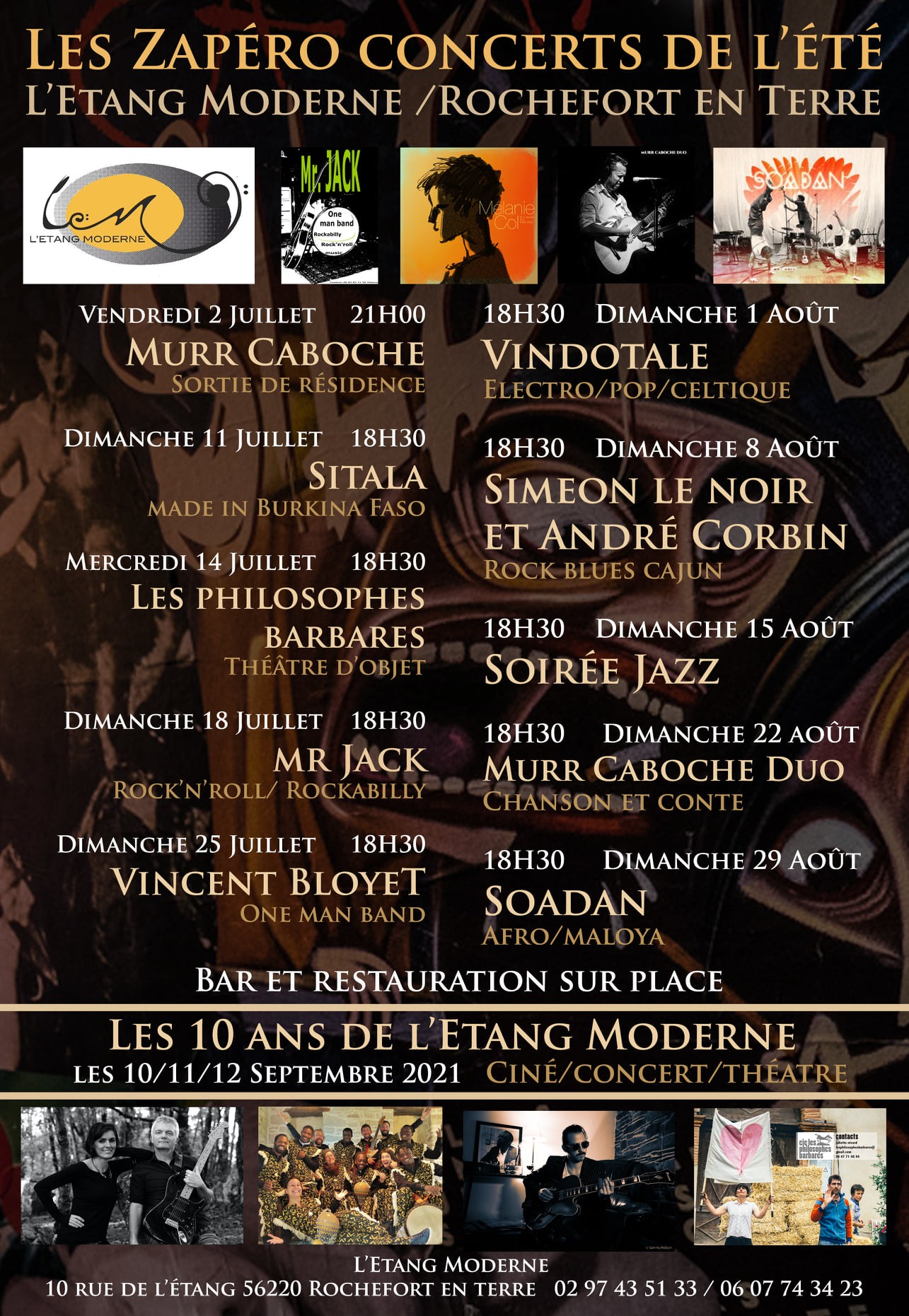 Apéros concert à L'Etang Moderne