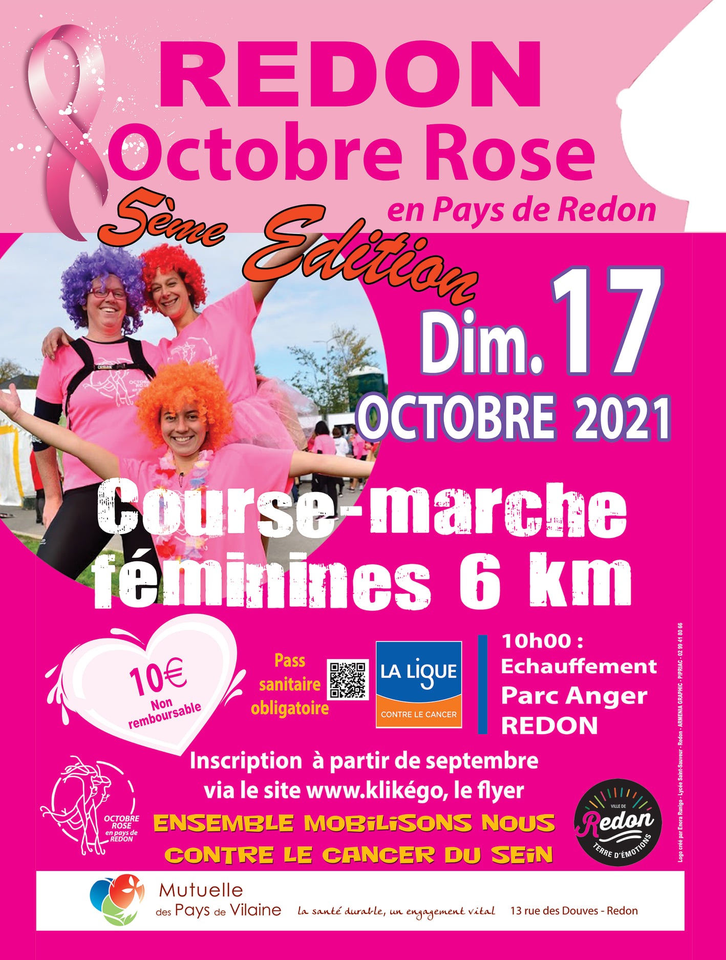 Marche/Course Octobre Rose