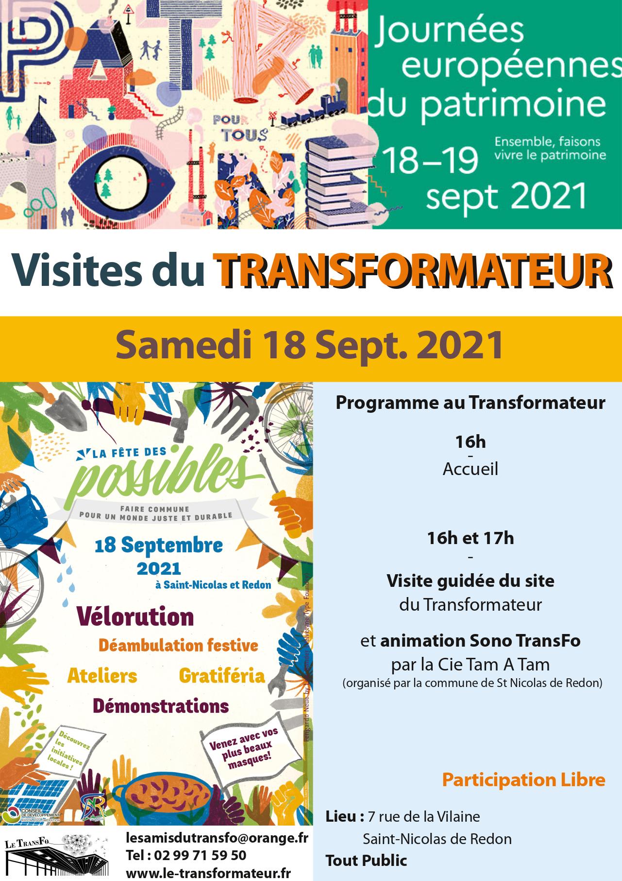 Journées du Patrimoine au Transformateur