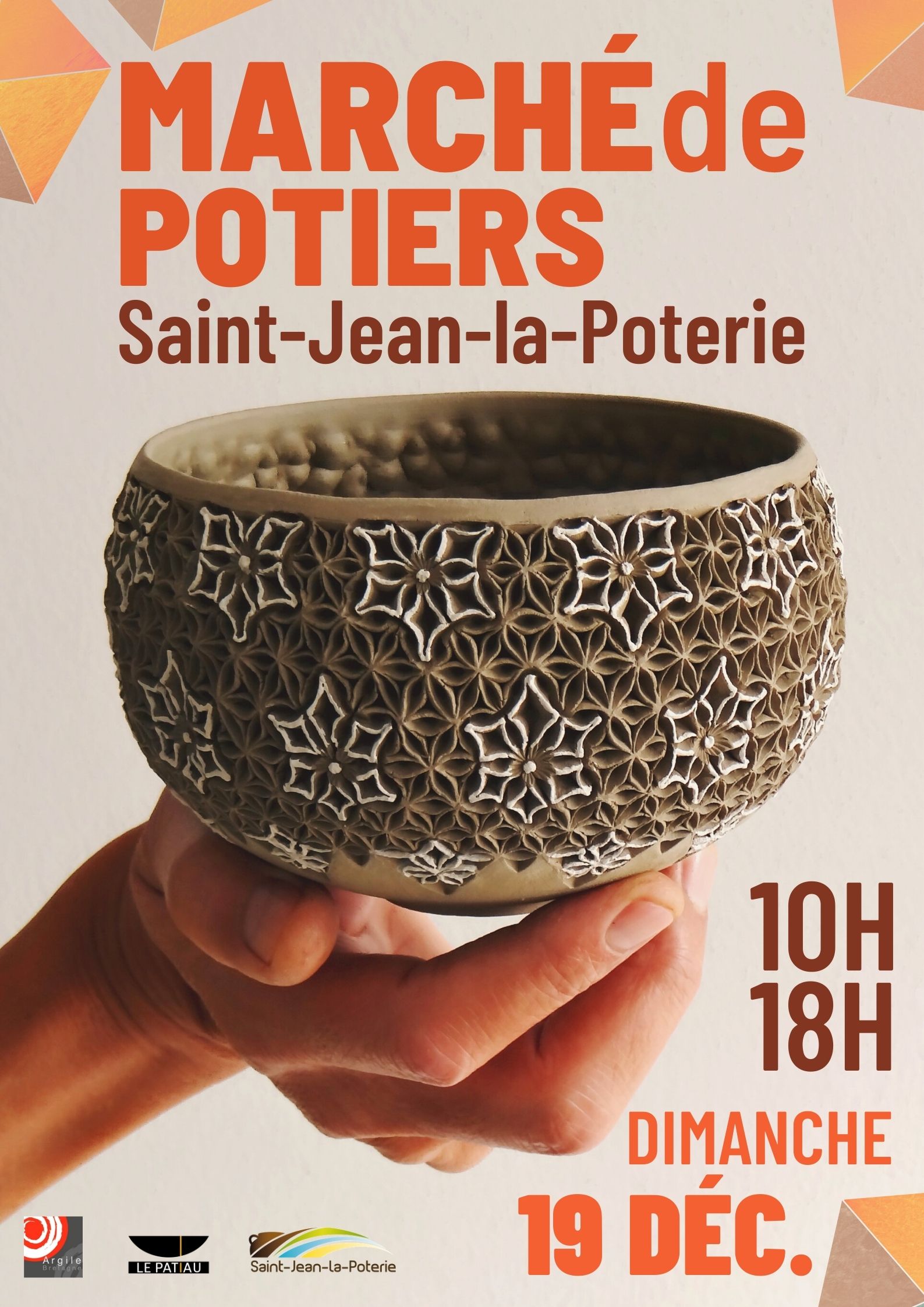 Marché potiers de Noël