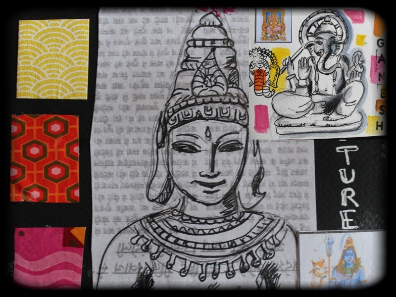 Atelier initiation au carnet de voyage : l'Inde