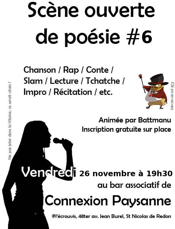Scène ouverte de poésie #6