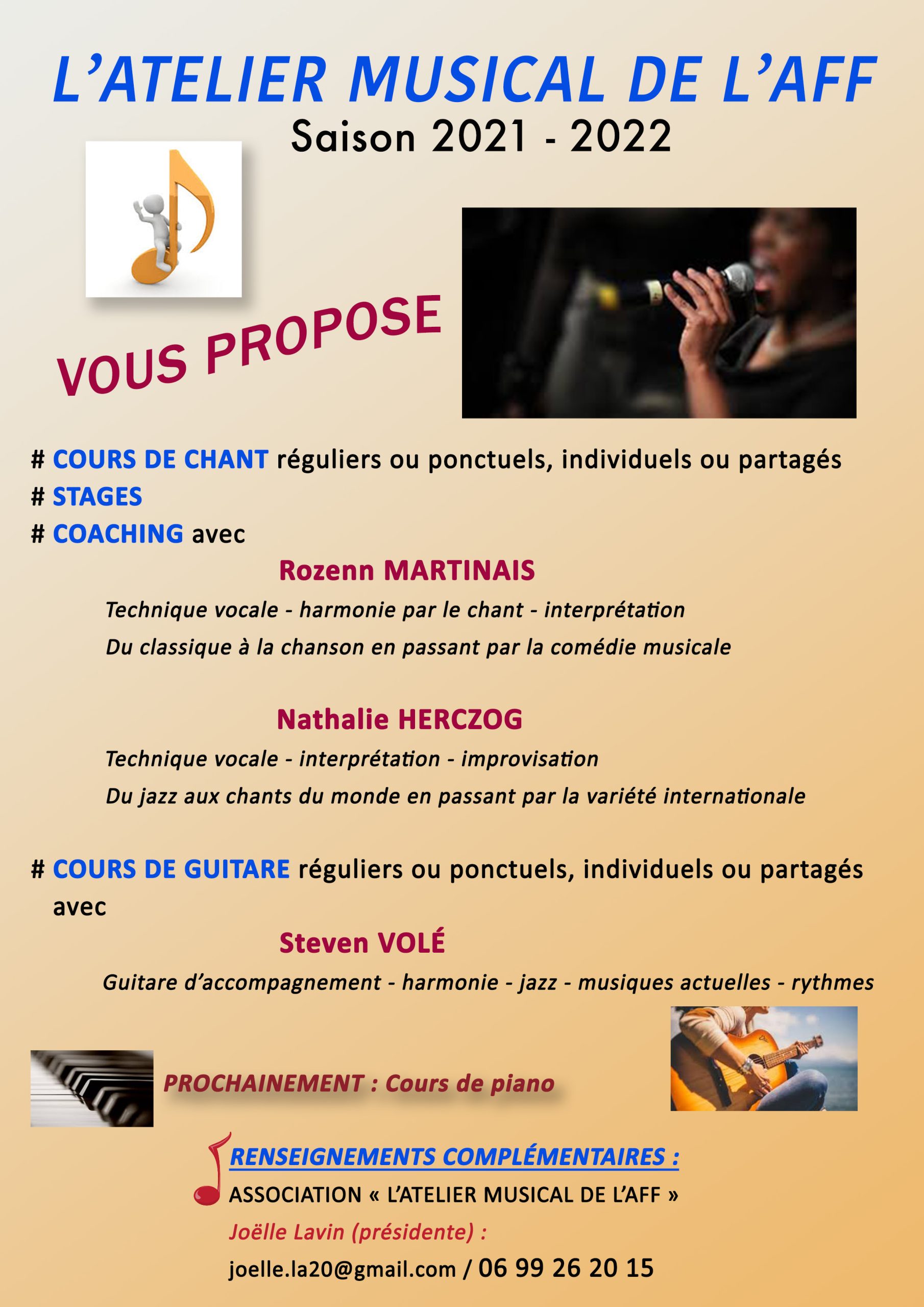 Stage de chant