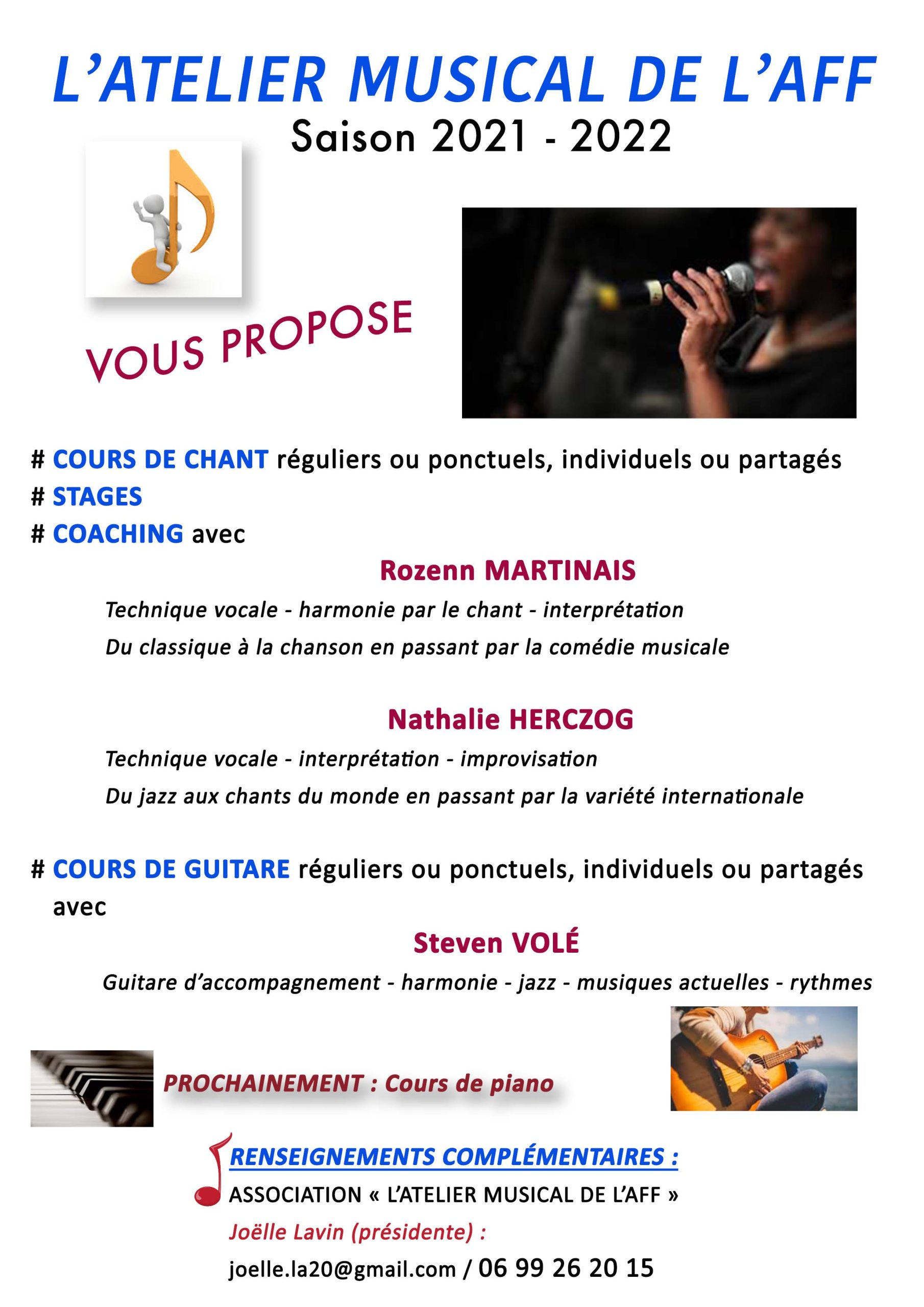 Stage de chant