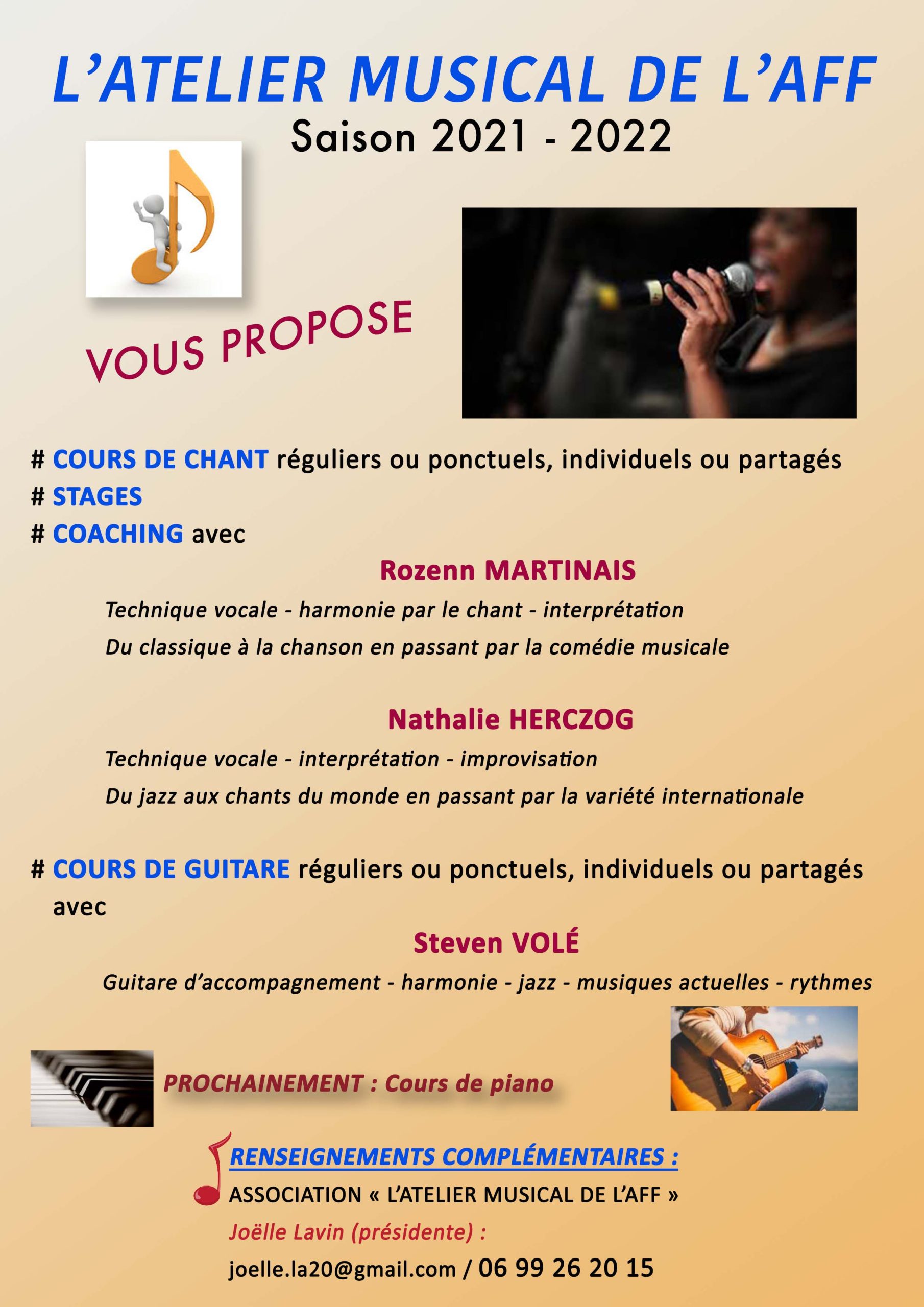 Stage de chant
