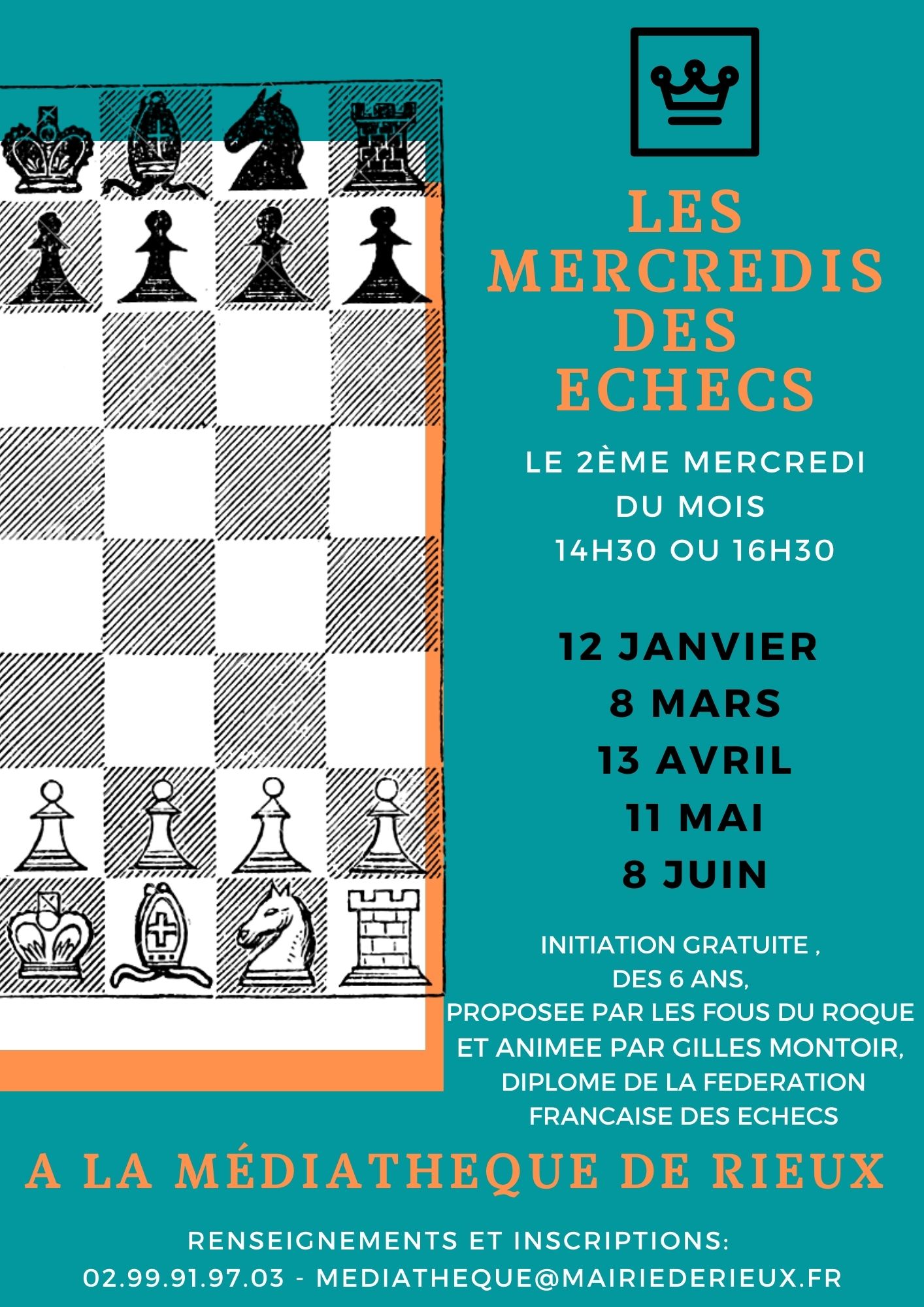 Les mercredis des échecs !