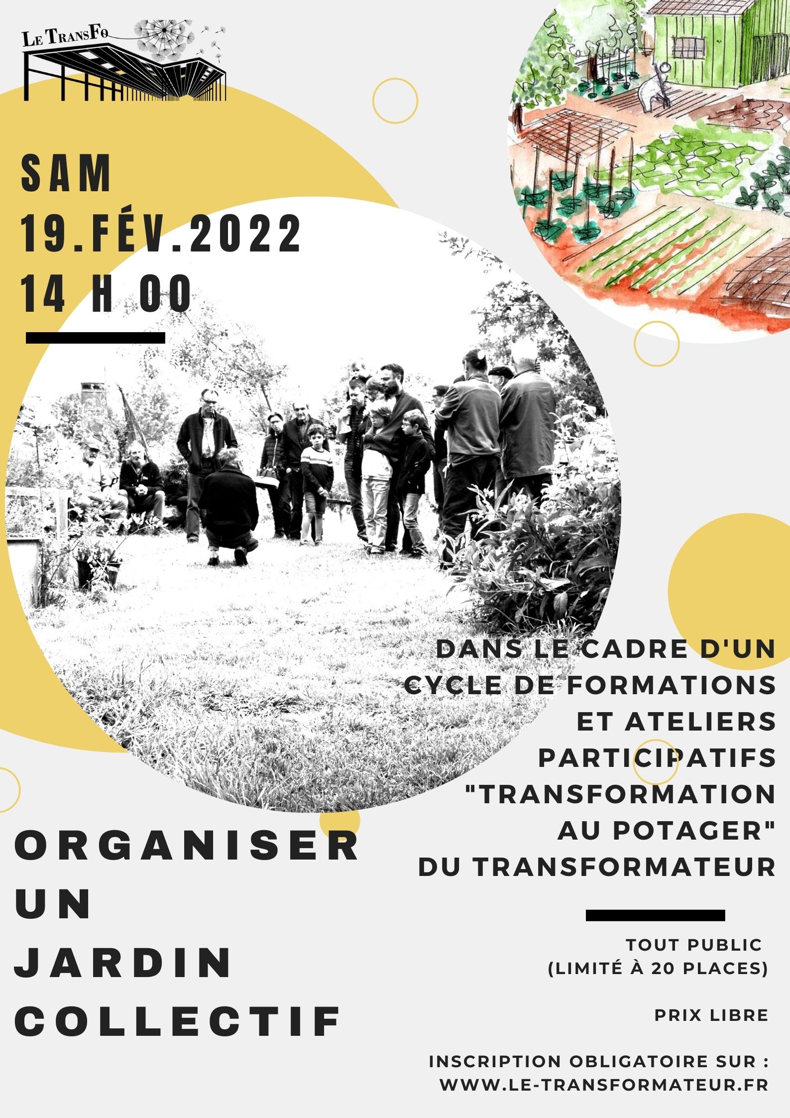 Transformation au potager "Organiser un jardin collectif"