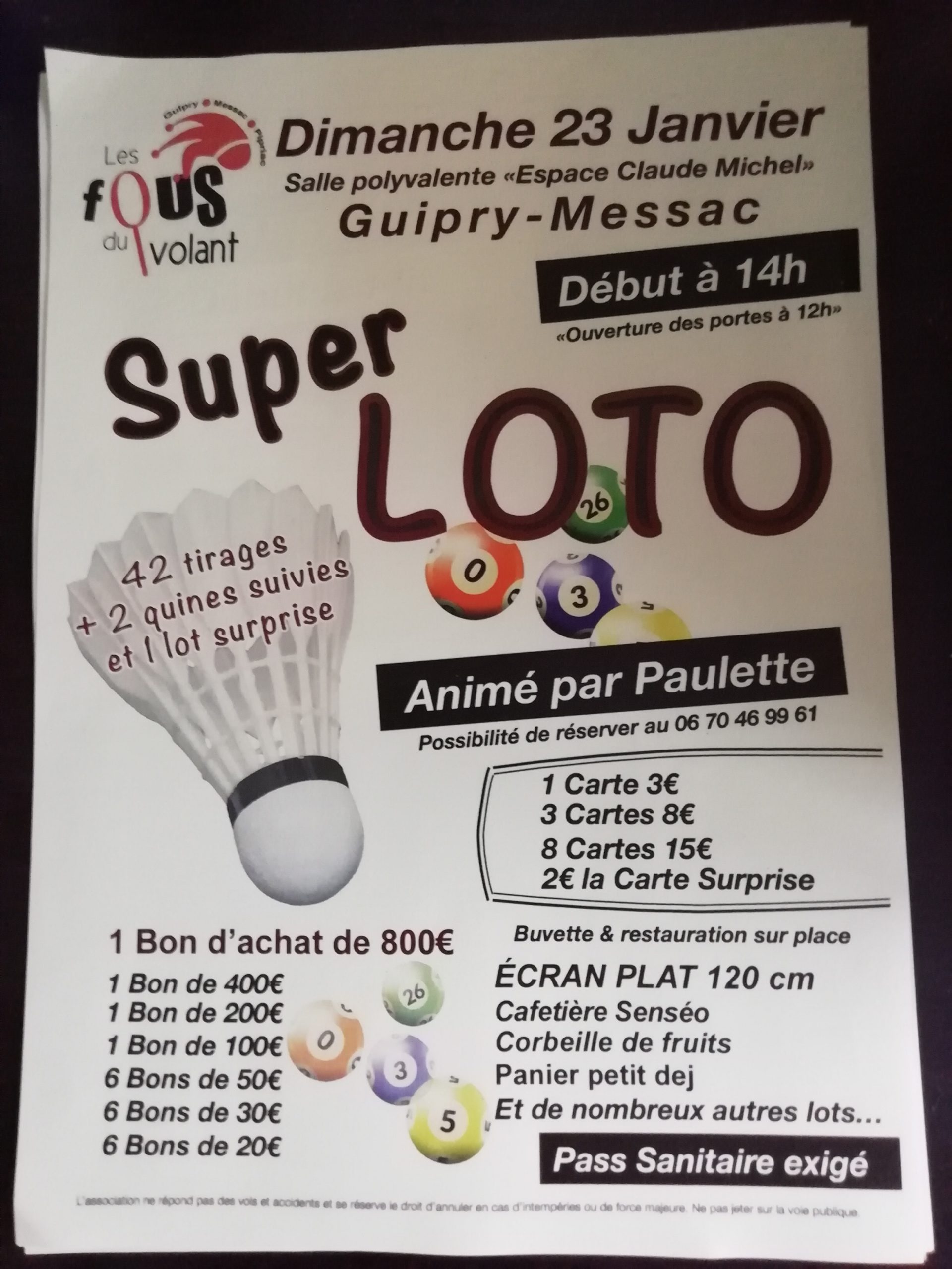 ANNULATION ! Loto