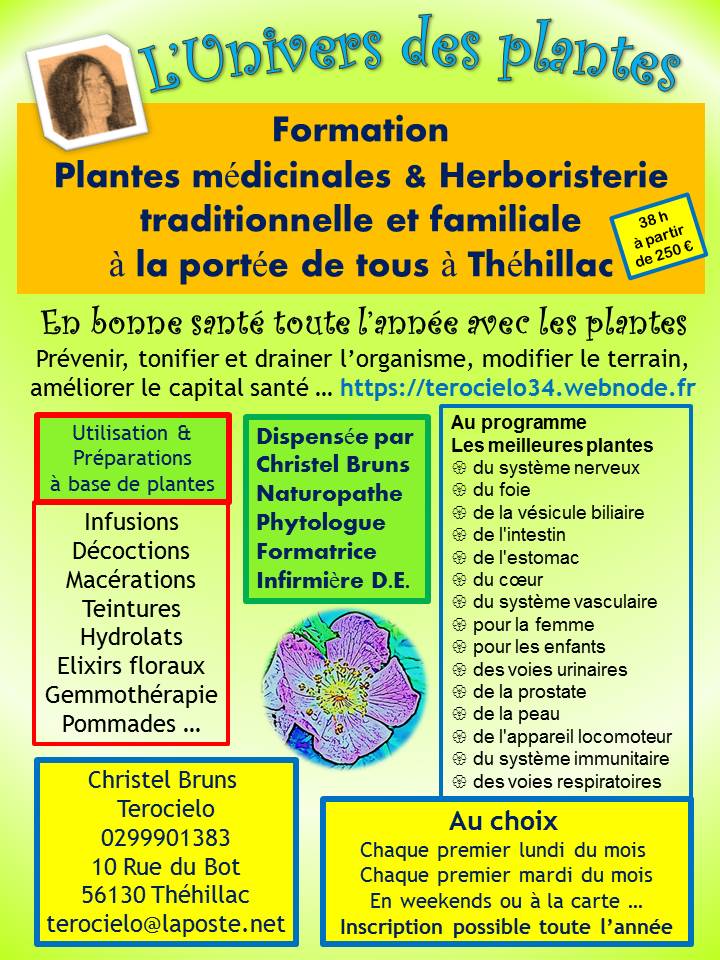 Formation Plantes médicinales & Herboristerie traditionnelle et familiale