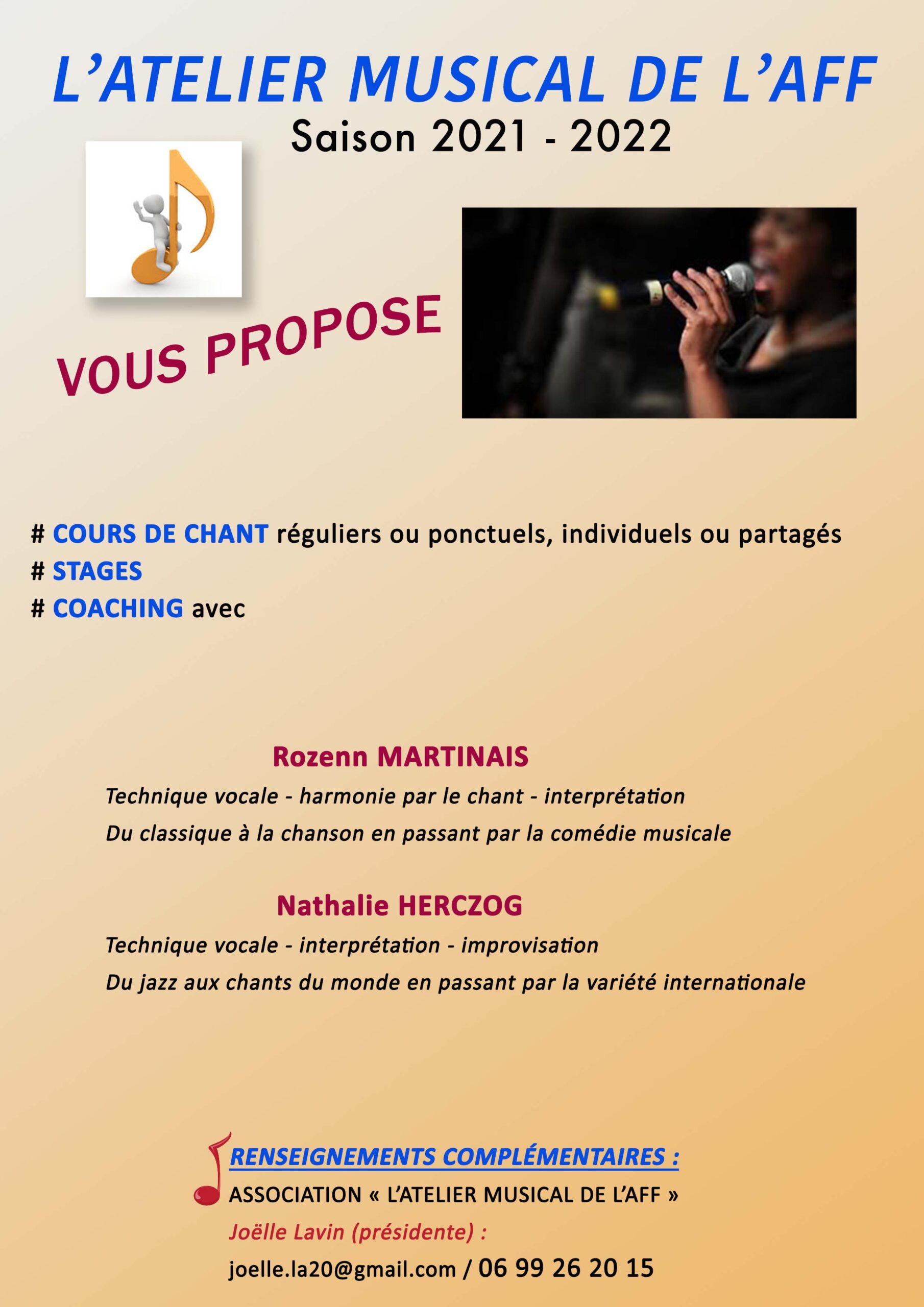 Stage de chant