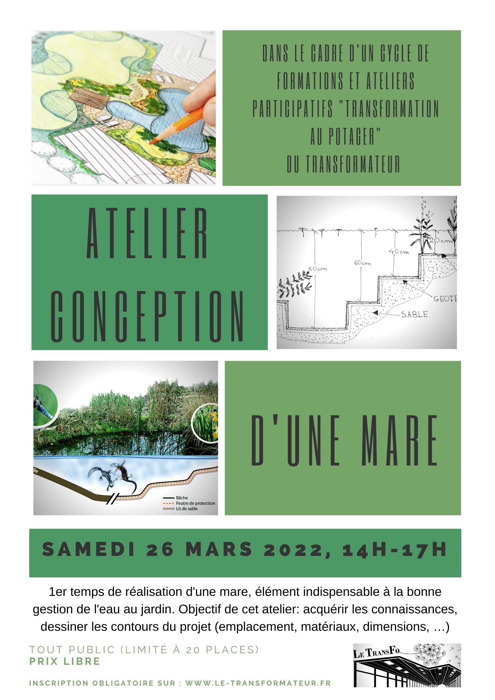 Atelier "Conception d'une mare"