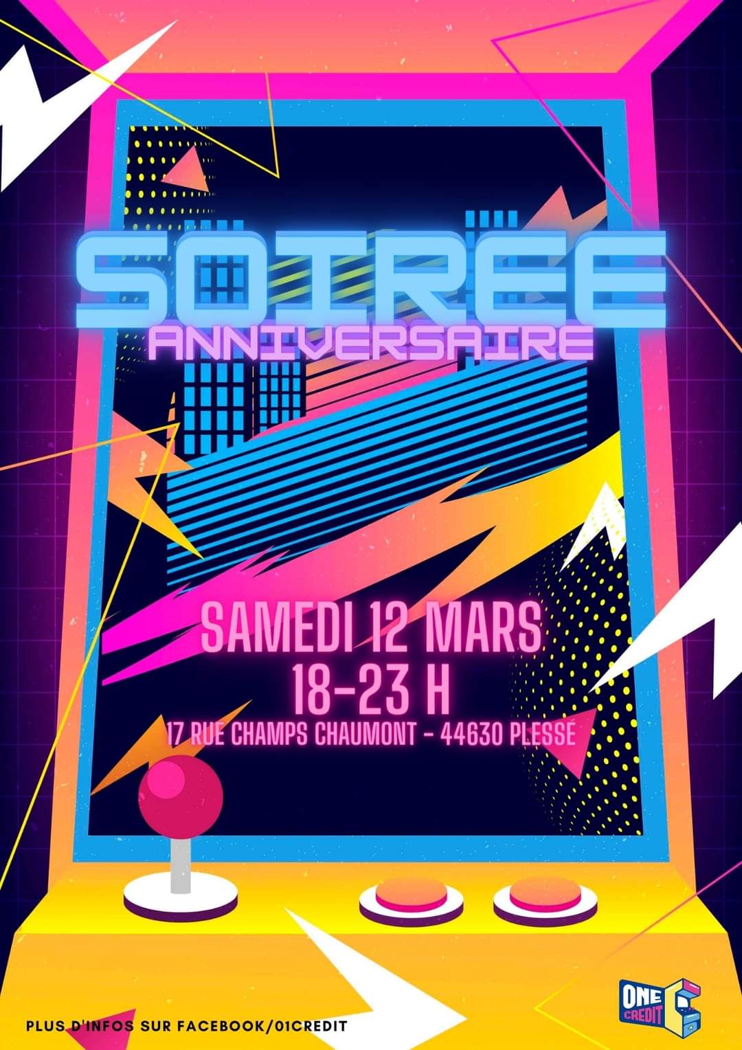 Soirée arcade #2 spécial anniversaire