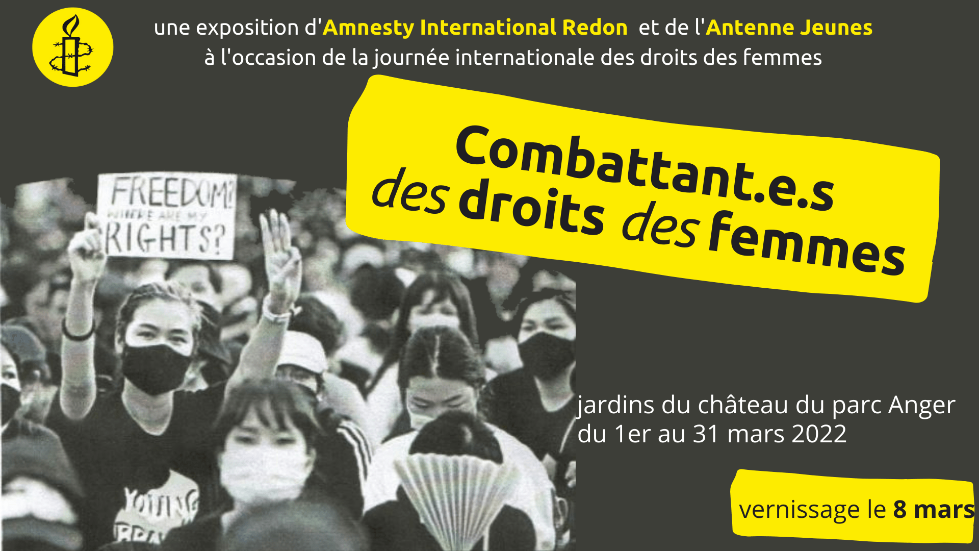 Vernissage "Combattant.te.s pour les Droits des Femmes"
