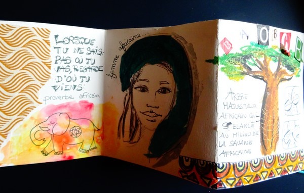 Atelier création d'un carnet de voyage