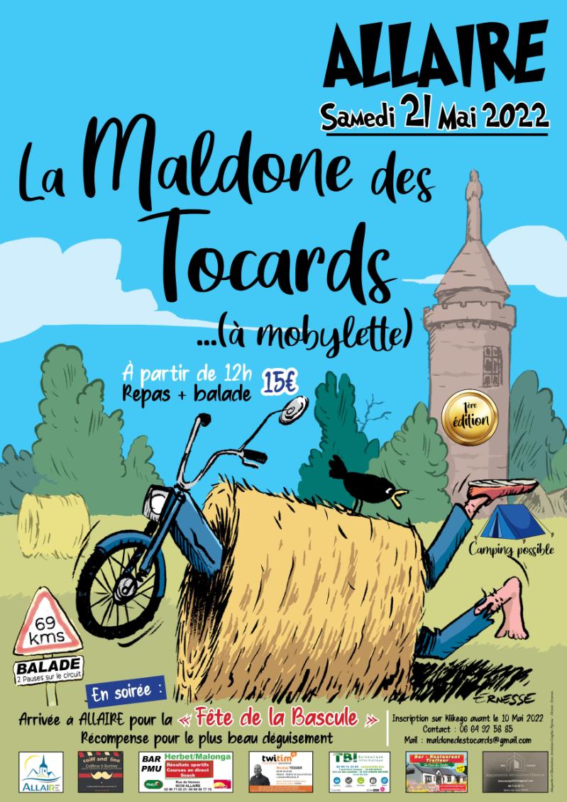 1ère "Maldone des tocards" (à mobylette)