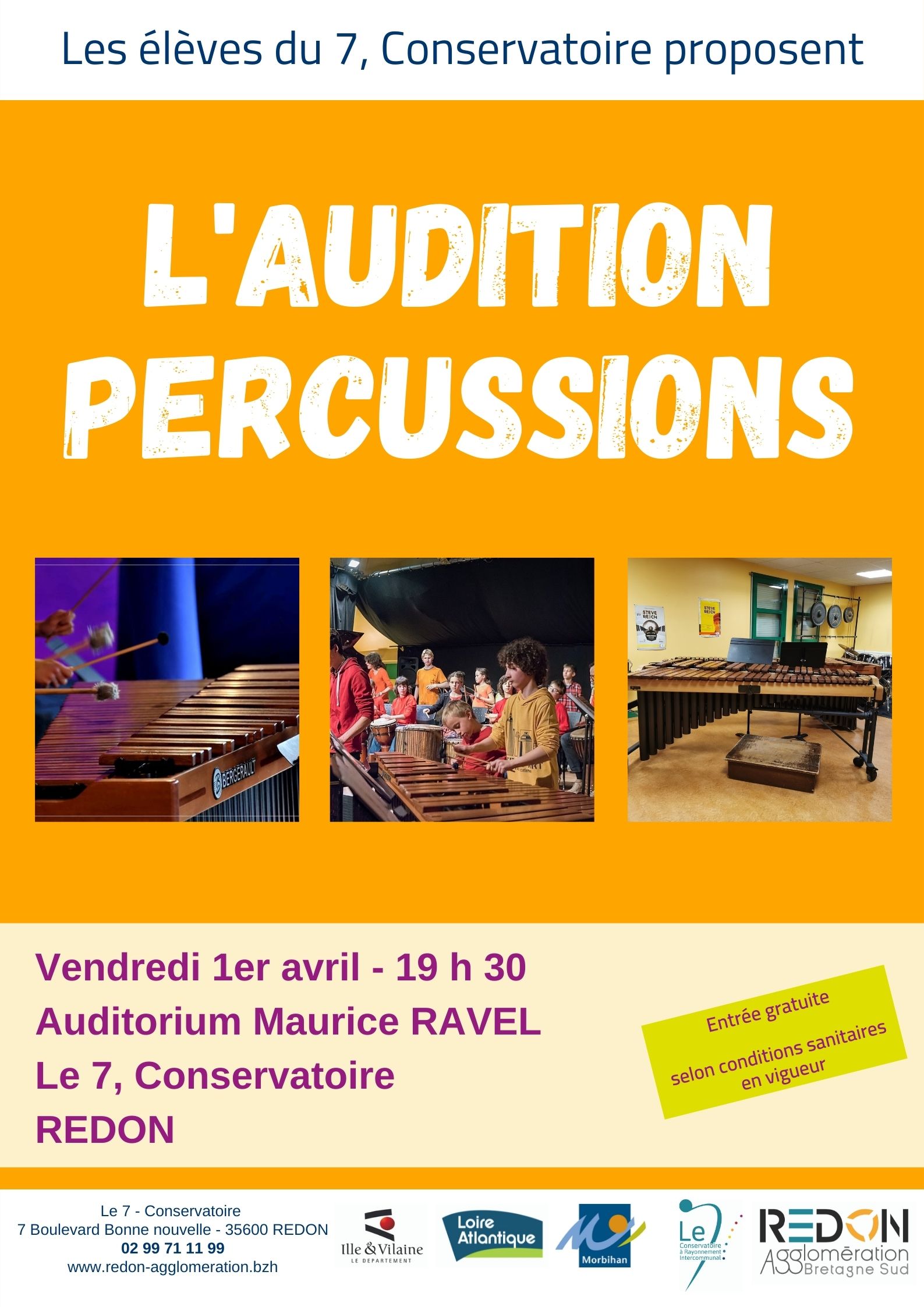 Audition percussions