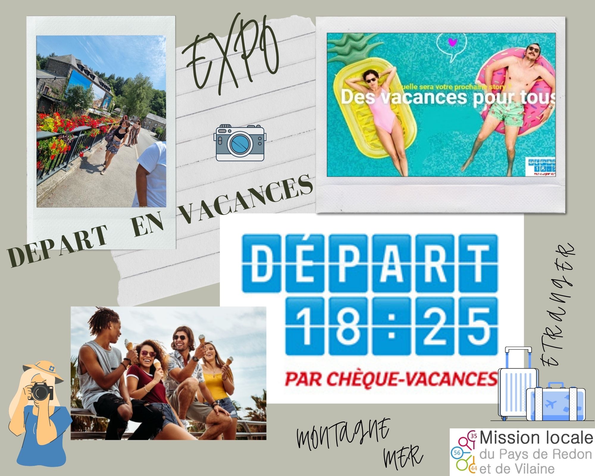 Départ en vacances 16/25 ans
