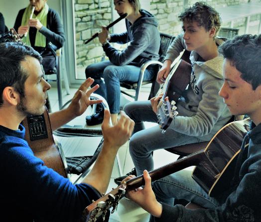 L' école de musique traditionnelle...en vadrouille !