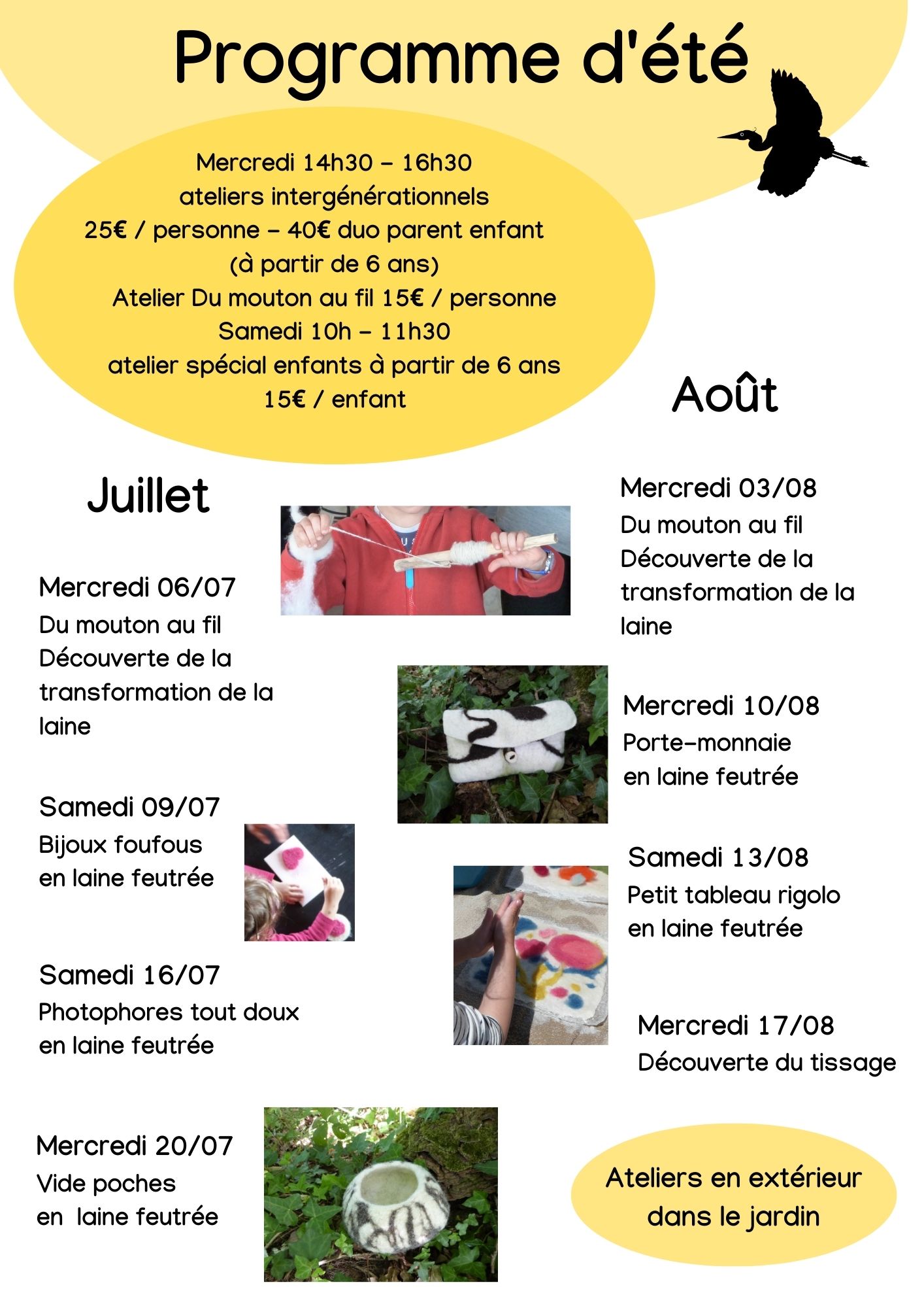 Atelier enfants "photophores tout doux"