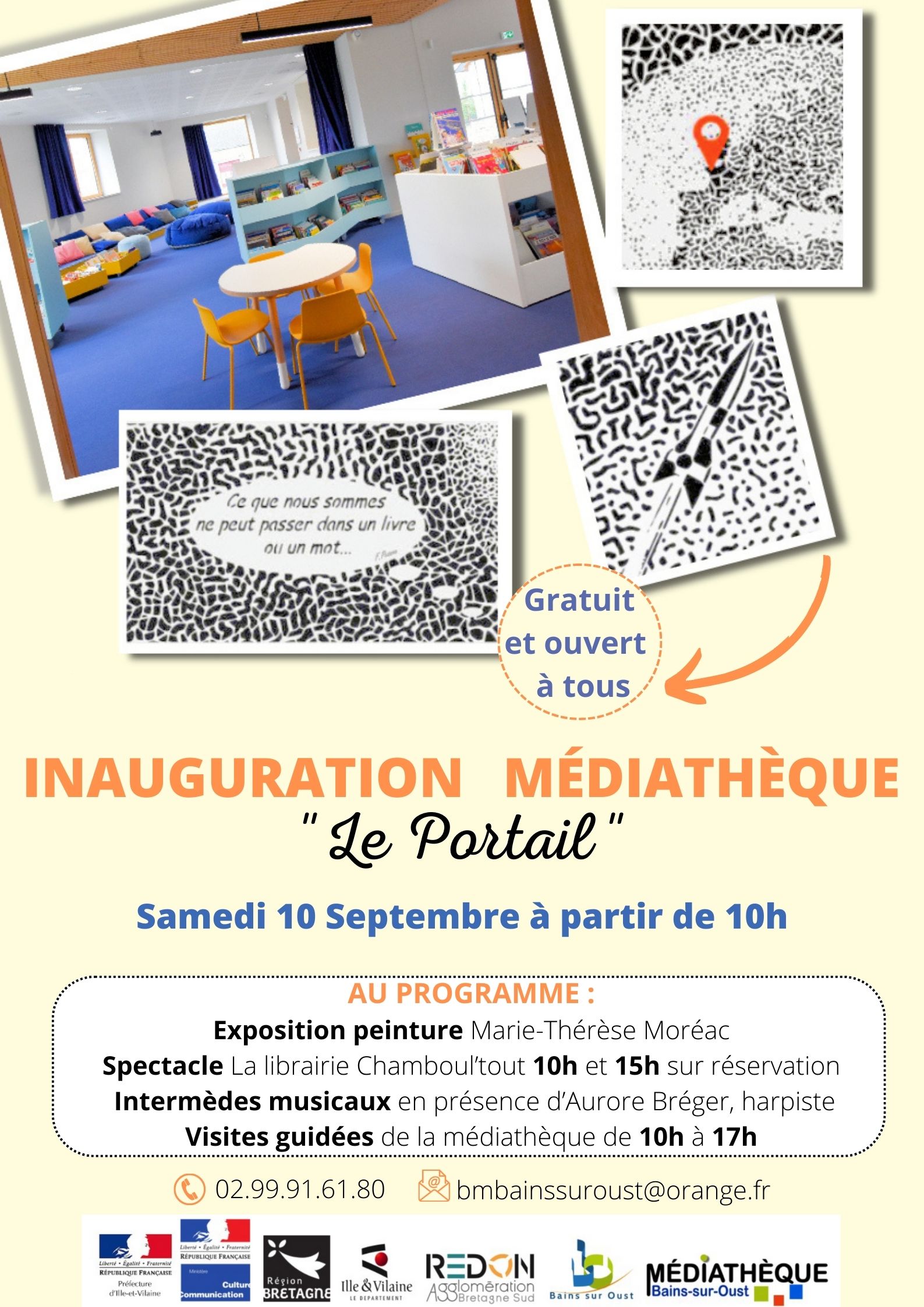 Inauguration médiathèque
