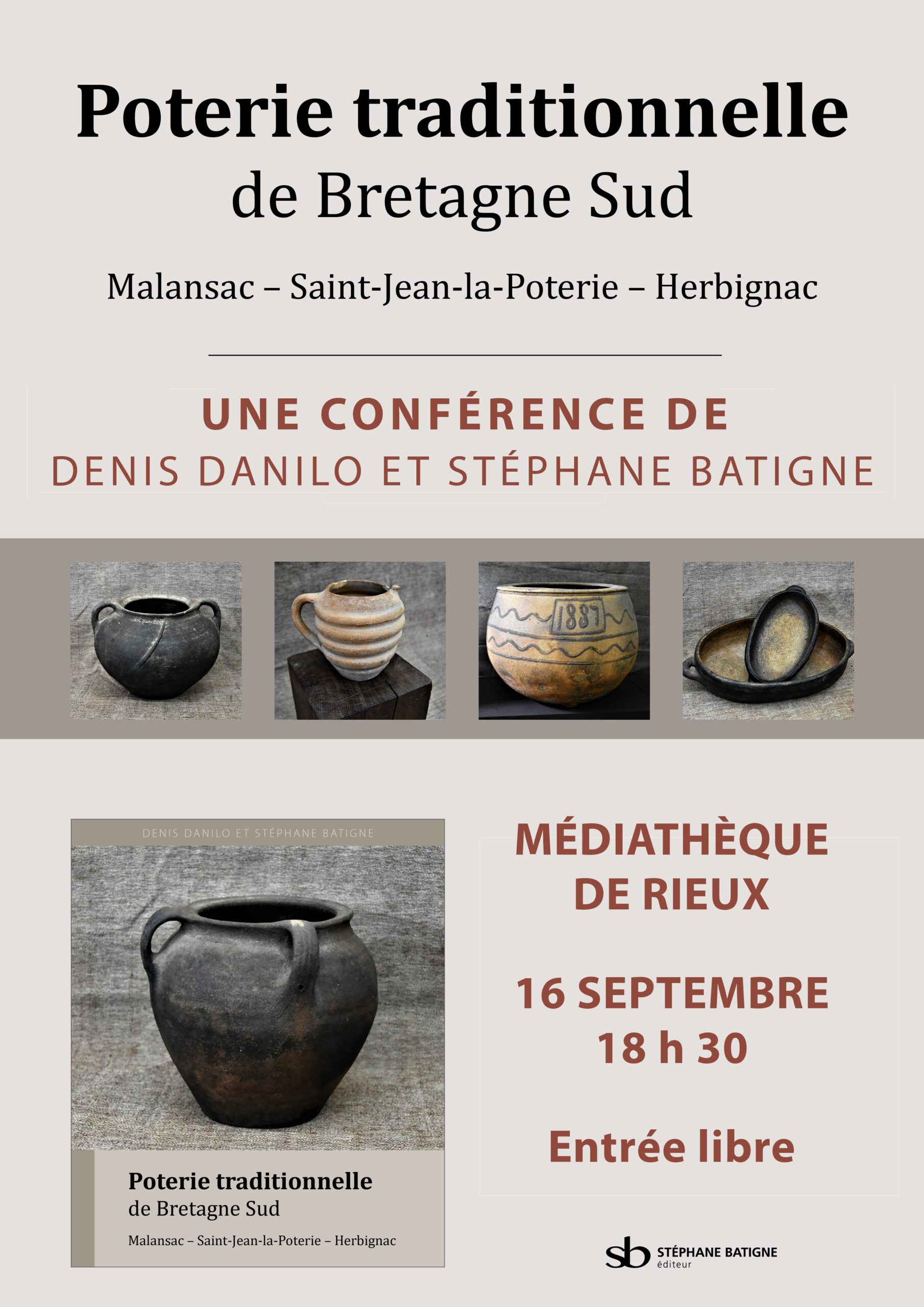Conférence Poterie traditionnelle