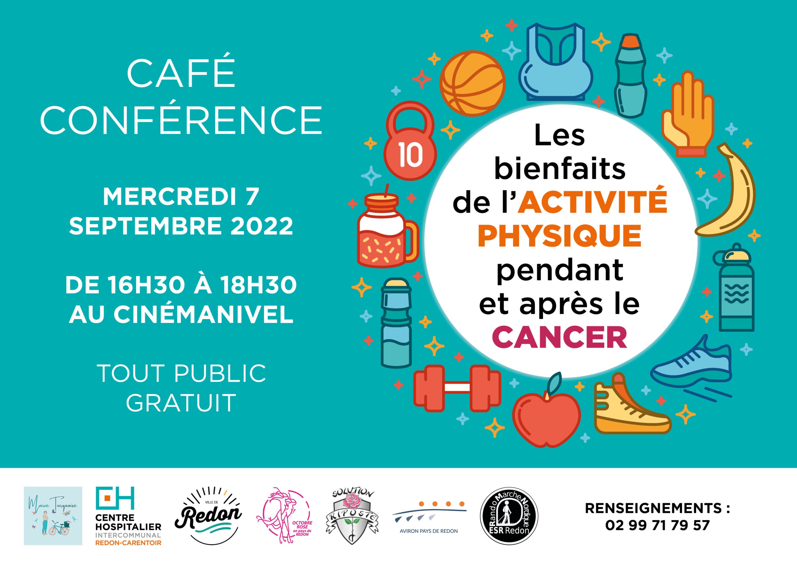 Café-conférence : les bienfaits de l'activité physique pendant et après le cancer
