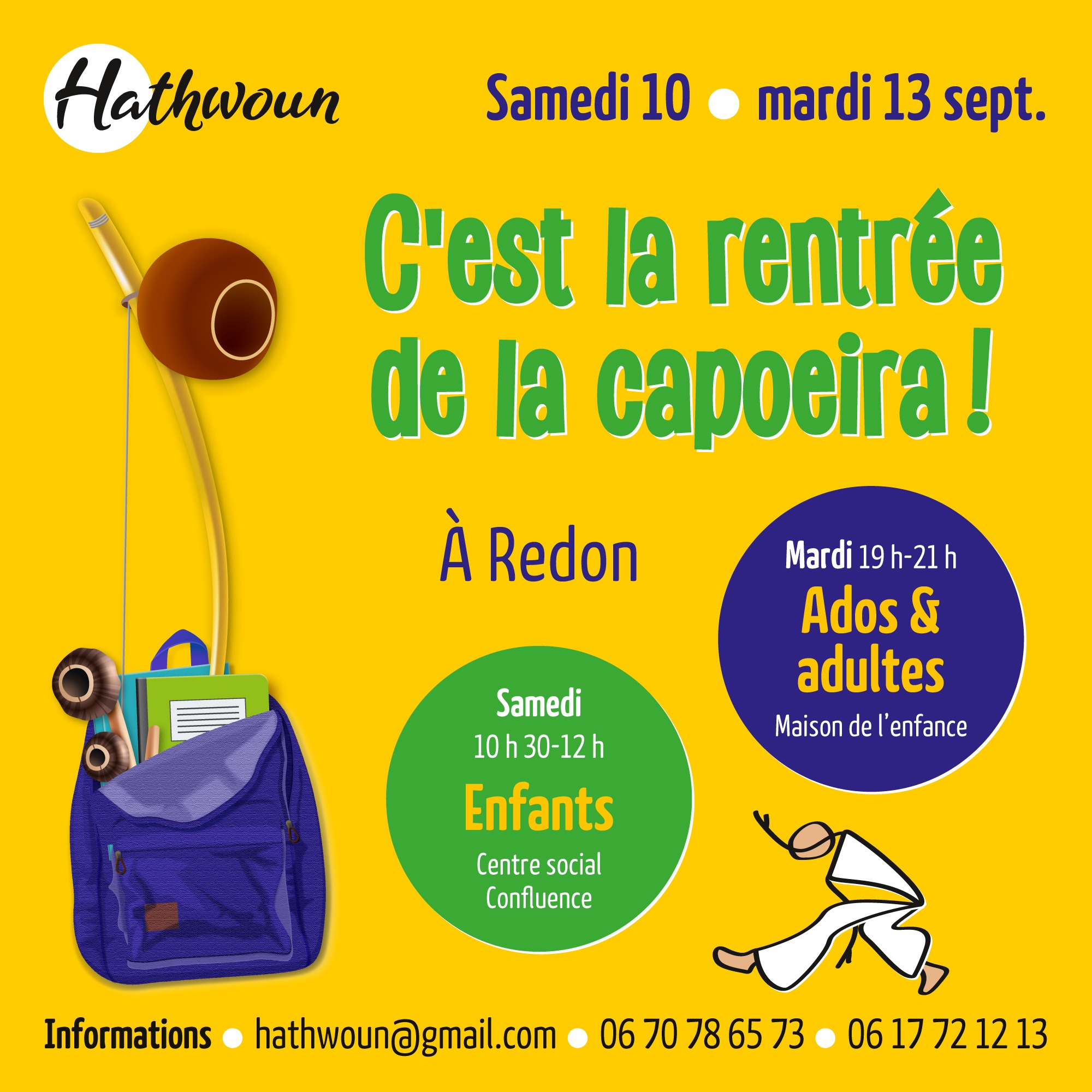 Rentrée de la capoeira - cours enfants