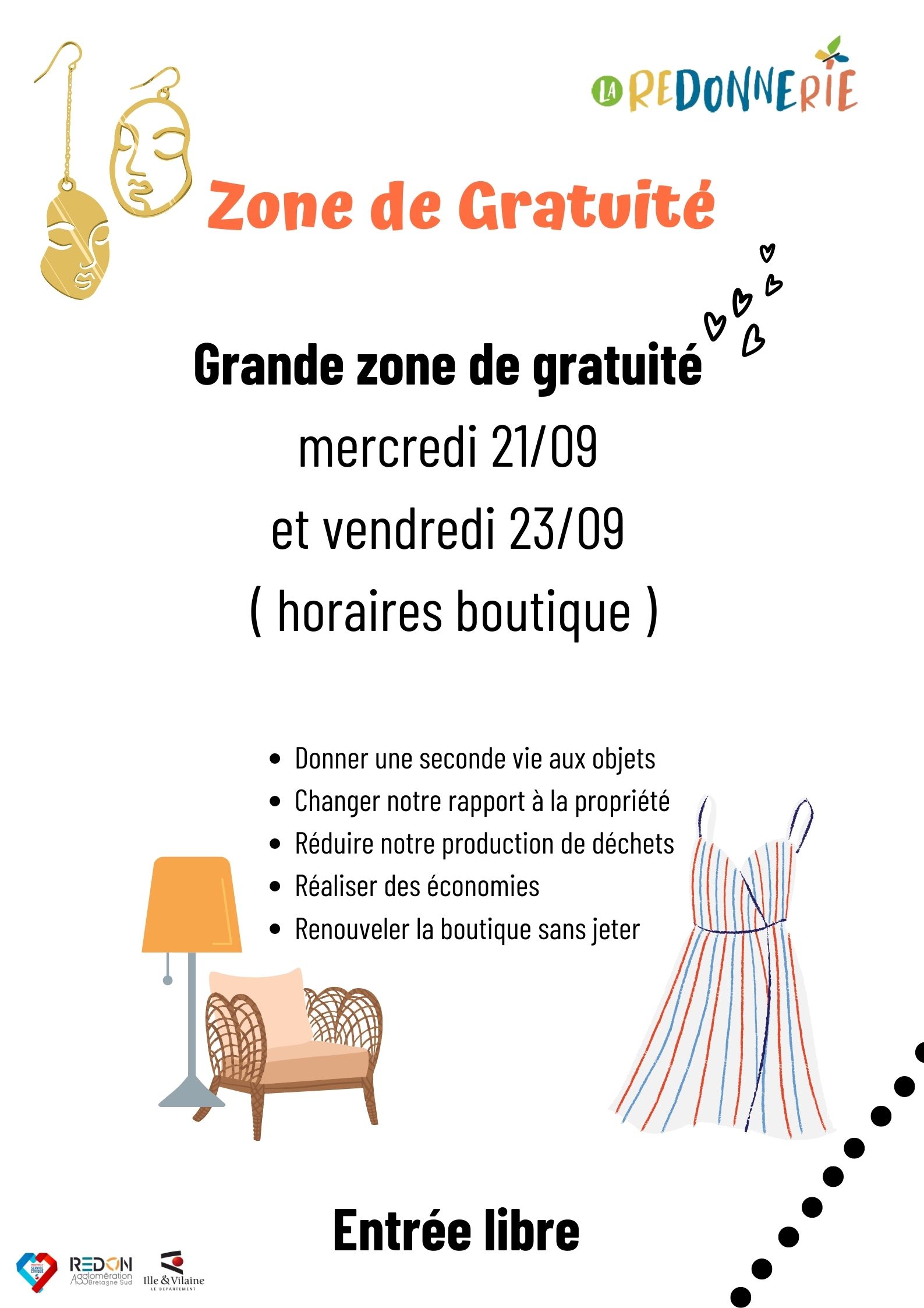 Zone de gratuité, des objets à adoptés ou à réparer