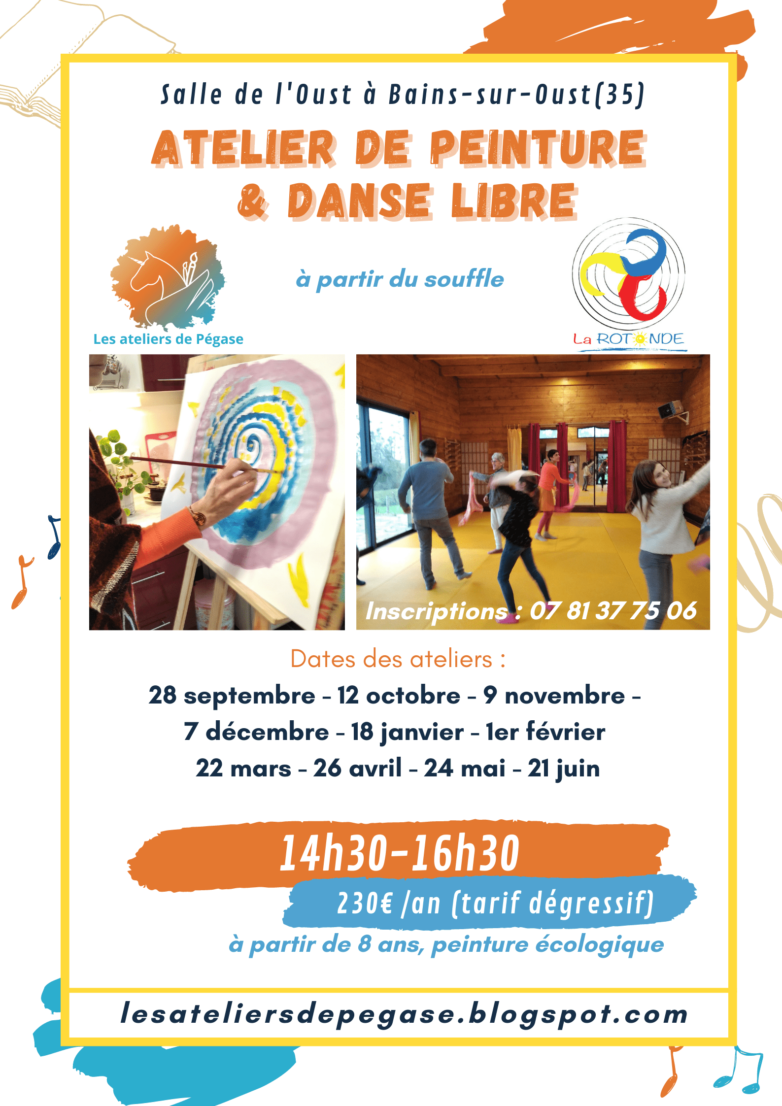 stage de peinture et danse libre