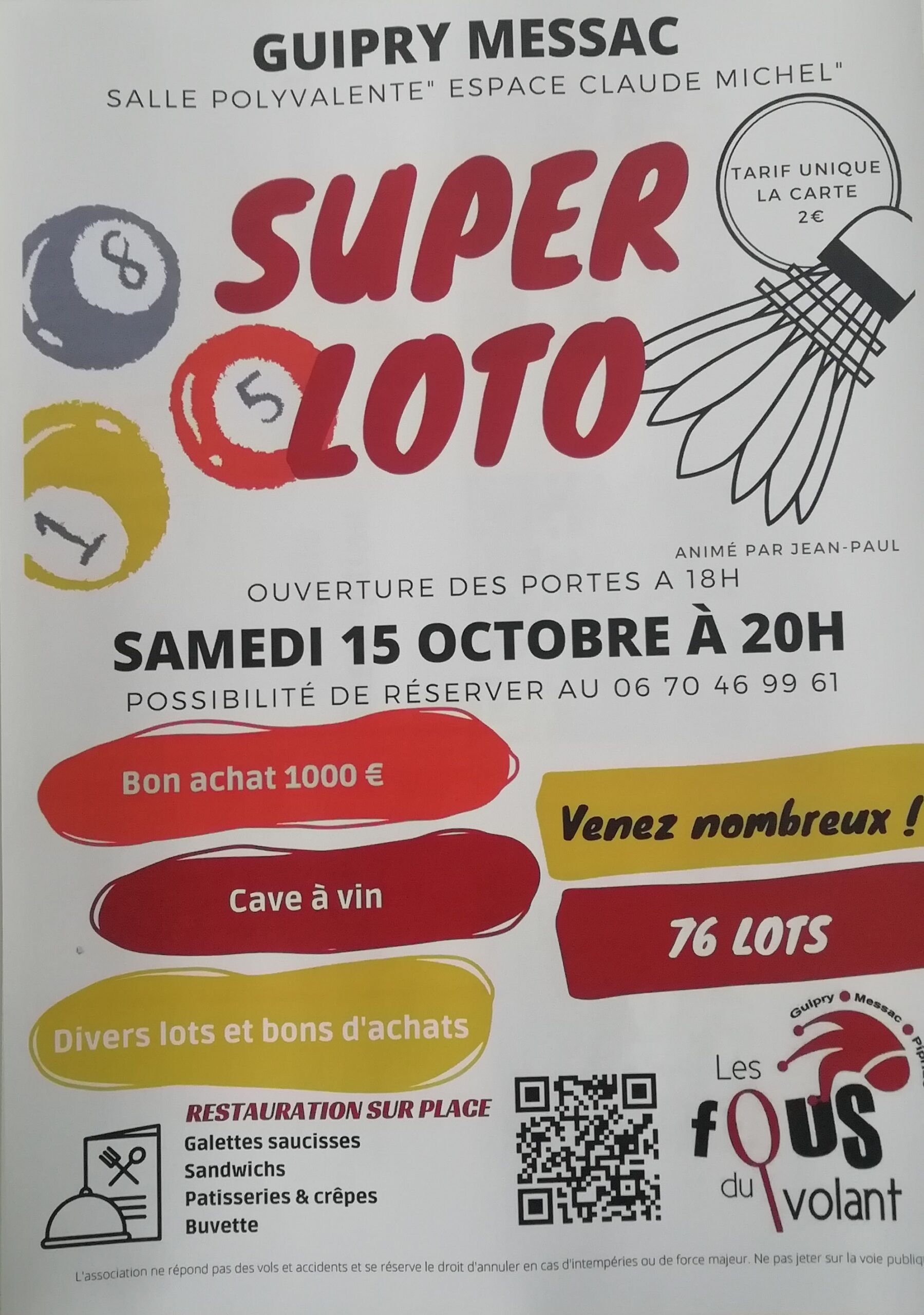 loto des Fous du volant
