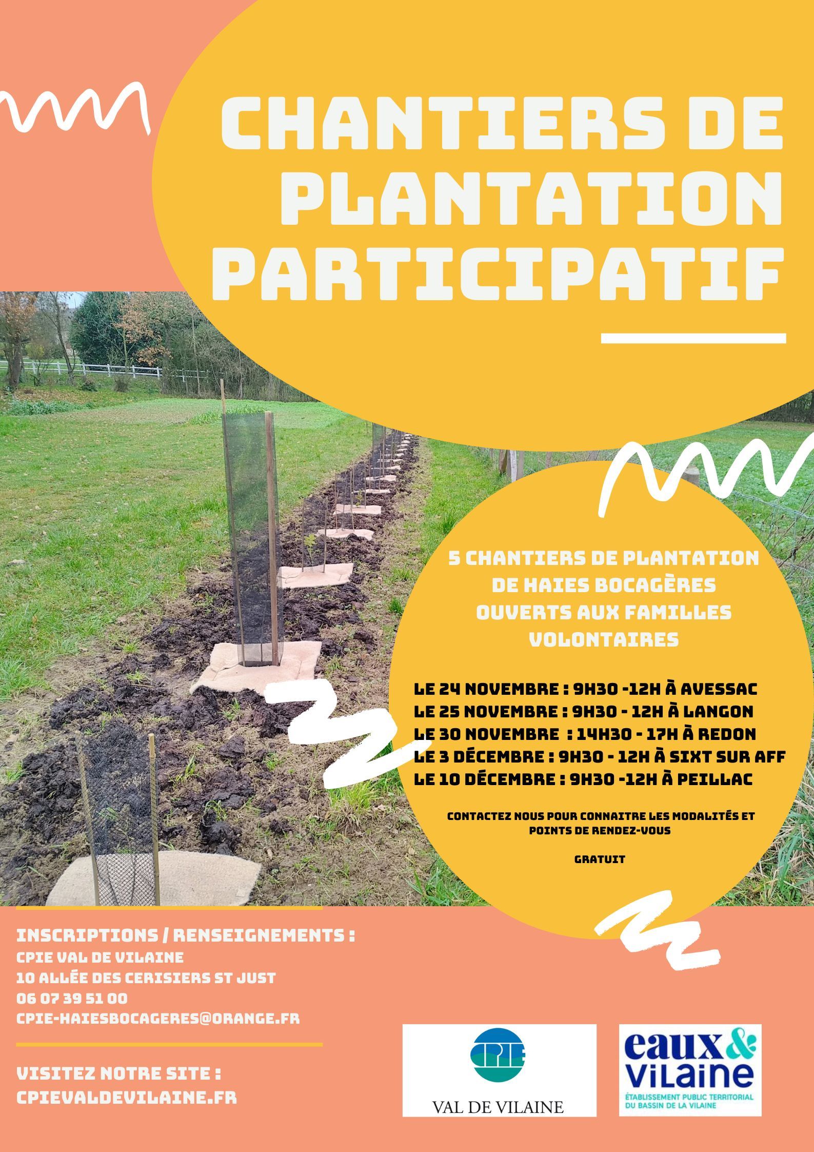 Chantiers de plantation participatifs