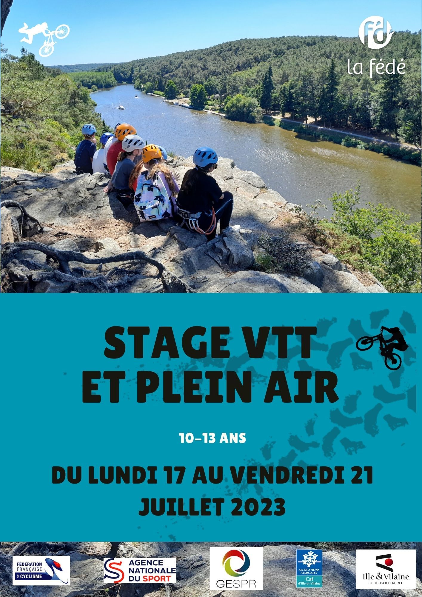Stage VTT/Escalade/Stand Up Paddle/Fun arc/kayak et Défis