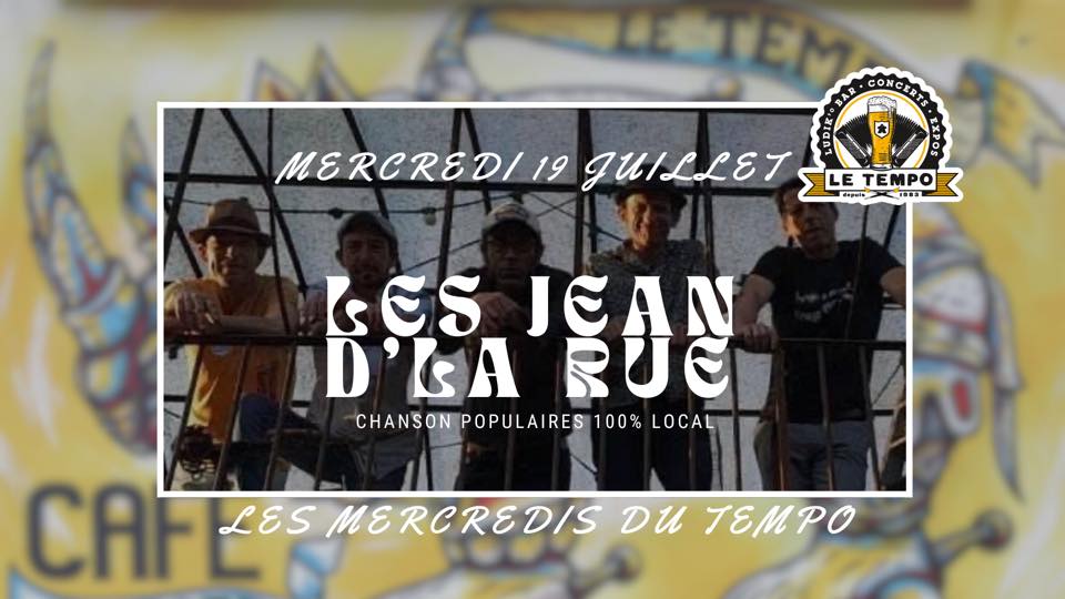 Les Jean d'la Rue en concert