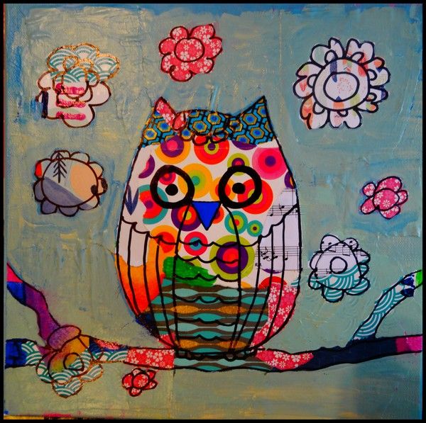 Stage de peinture créative Partage en duo (adulte/enfant)   "C'est chouette!"