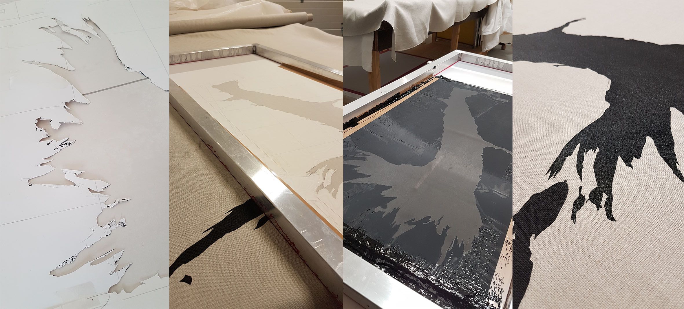 Atelier découpage et initiation à la sérigraphie
