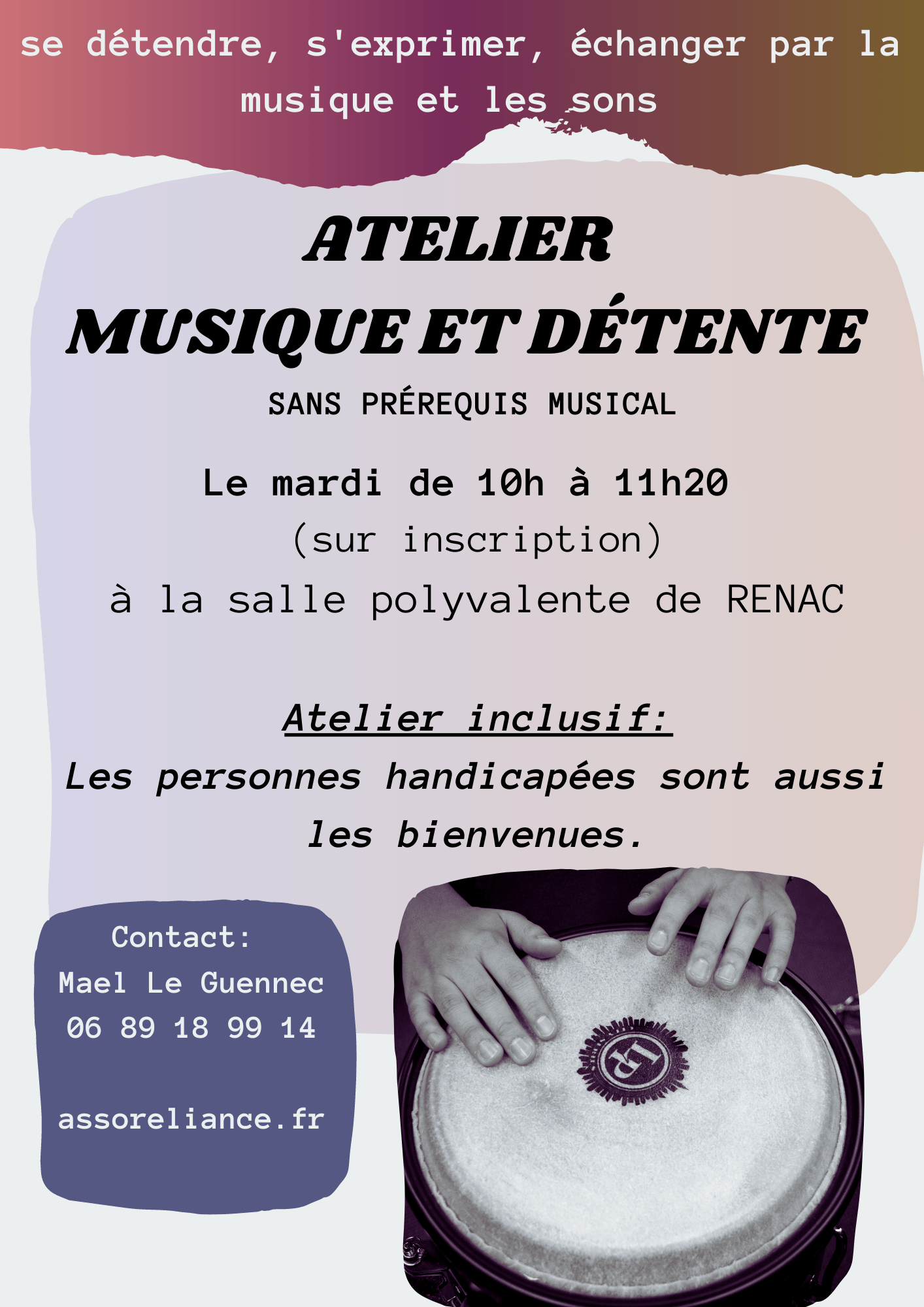 Atelier musique et détente