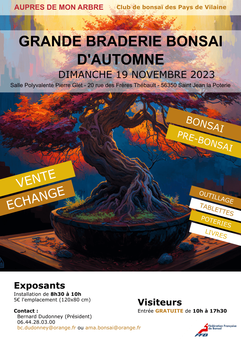 Grande Braderie Bonsaï d'Automne