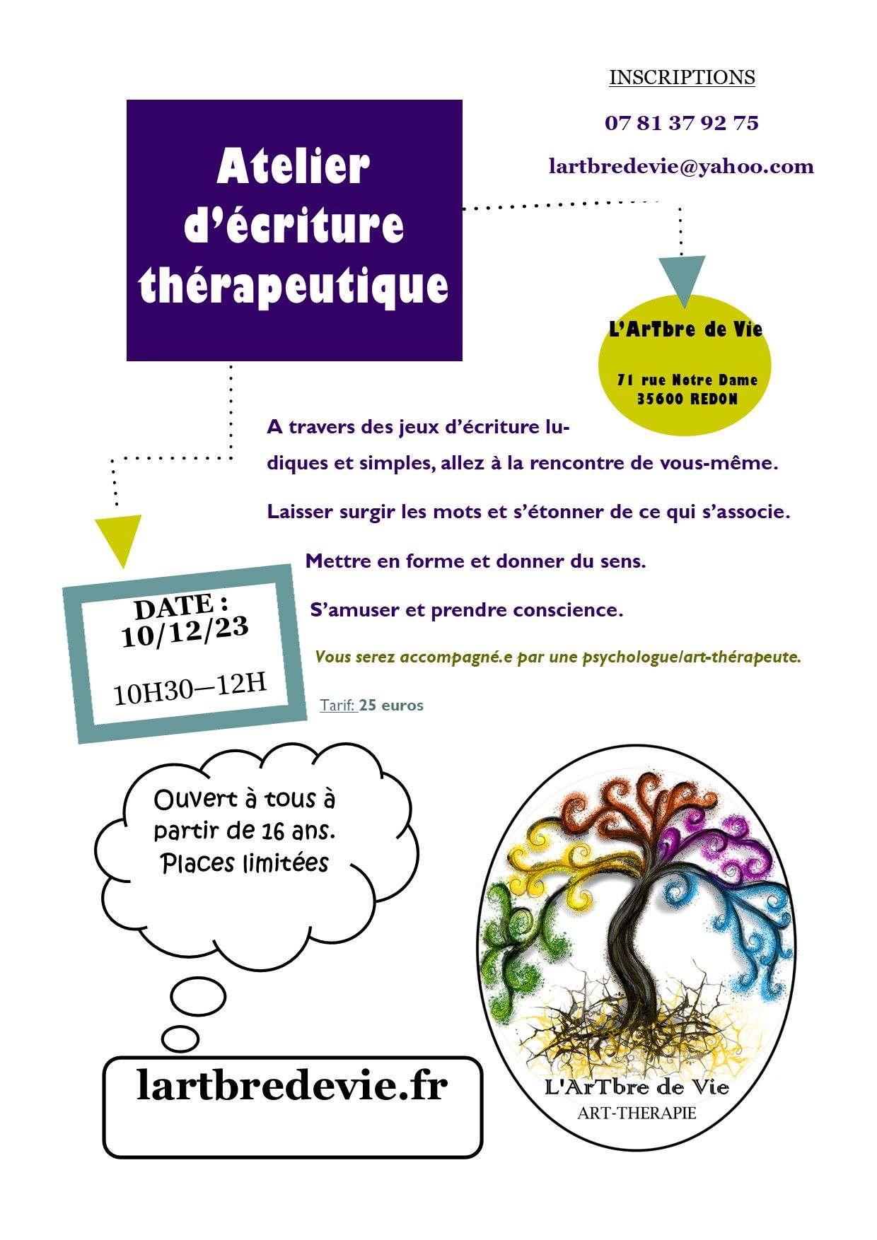 Atelier d'écriture