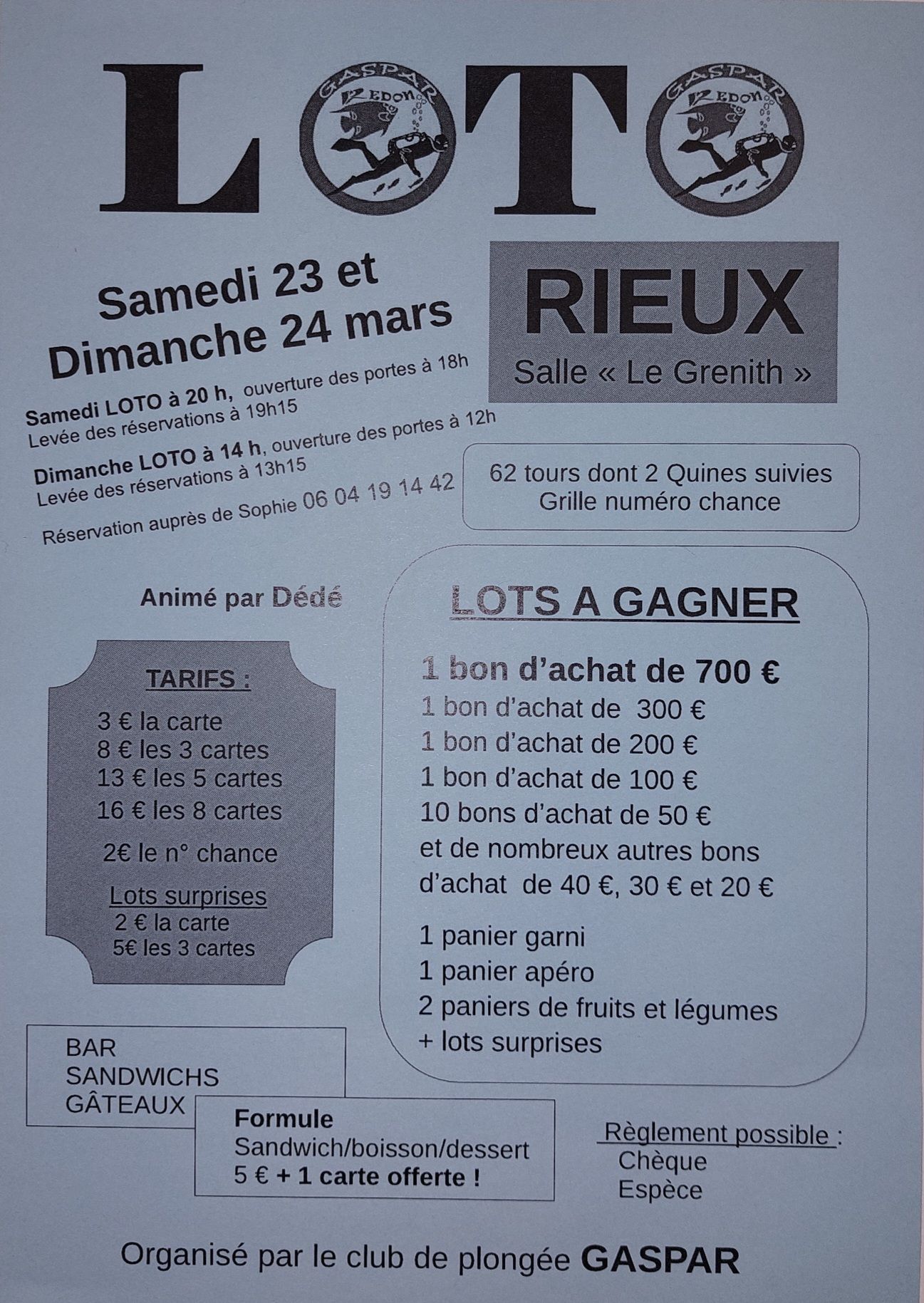 Loto du GASPAR