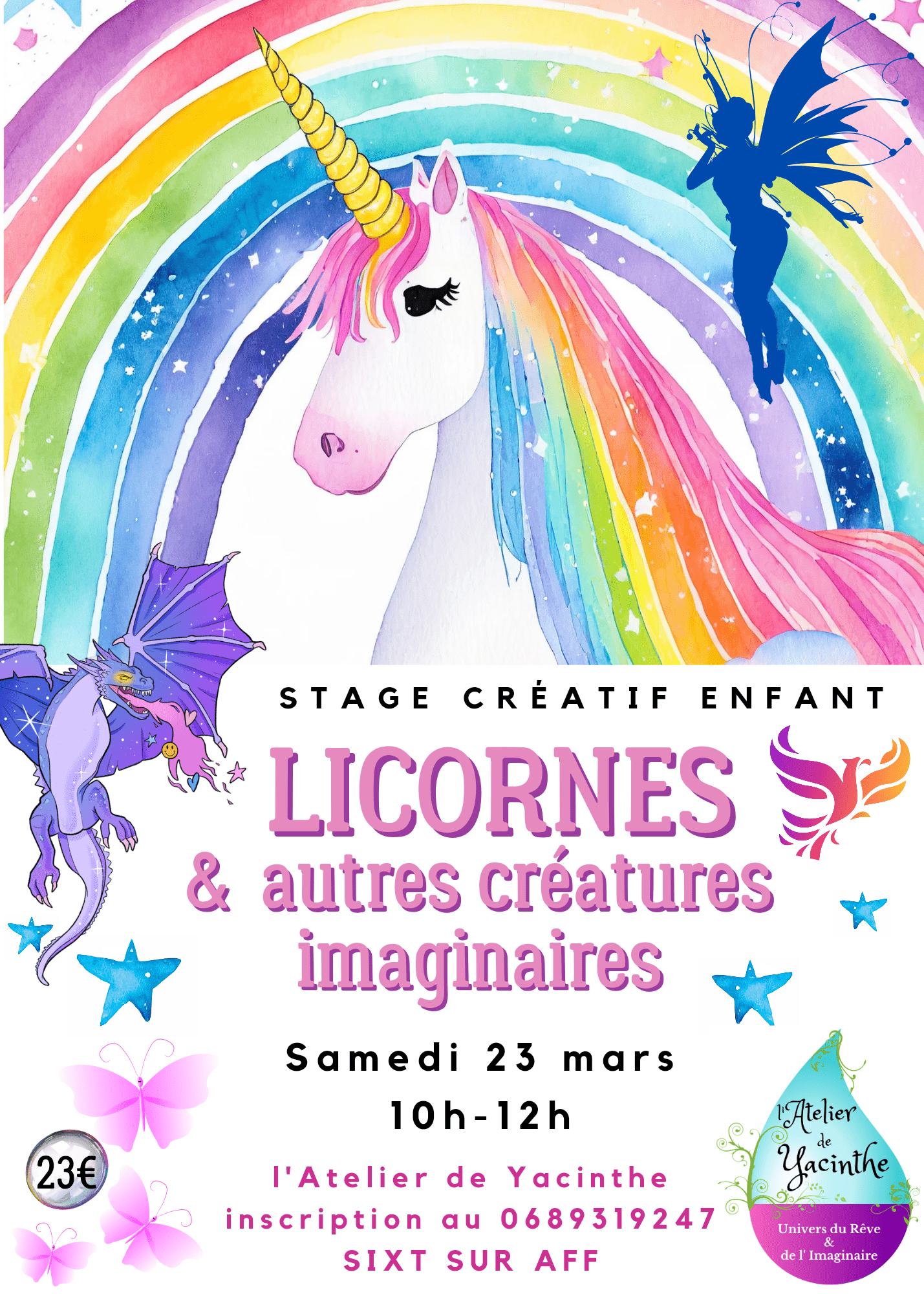 Stage créatif Licornes & créatures imaginaires