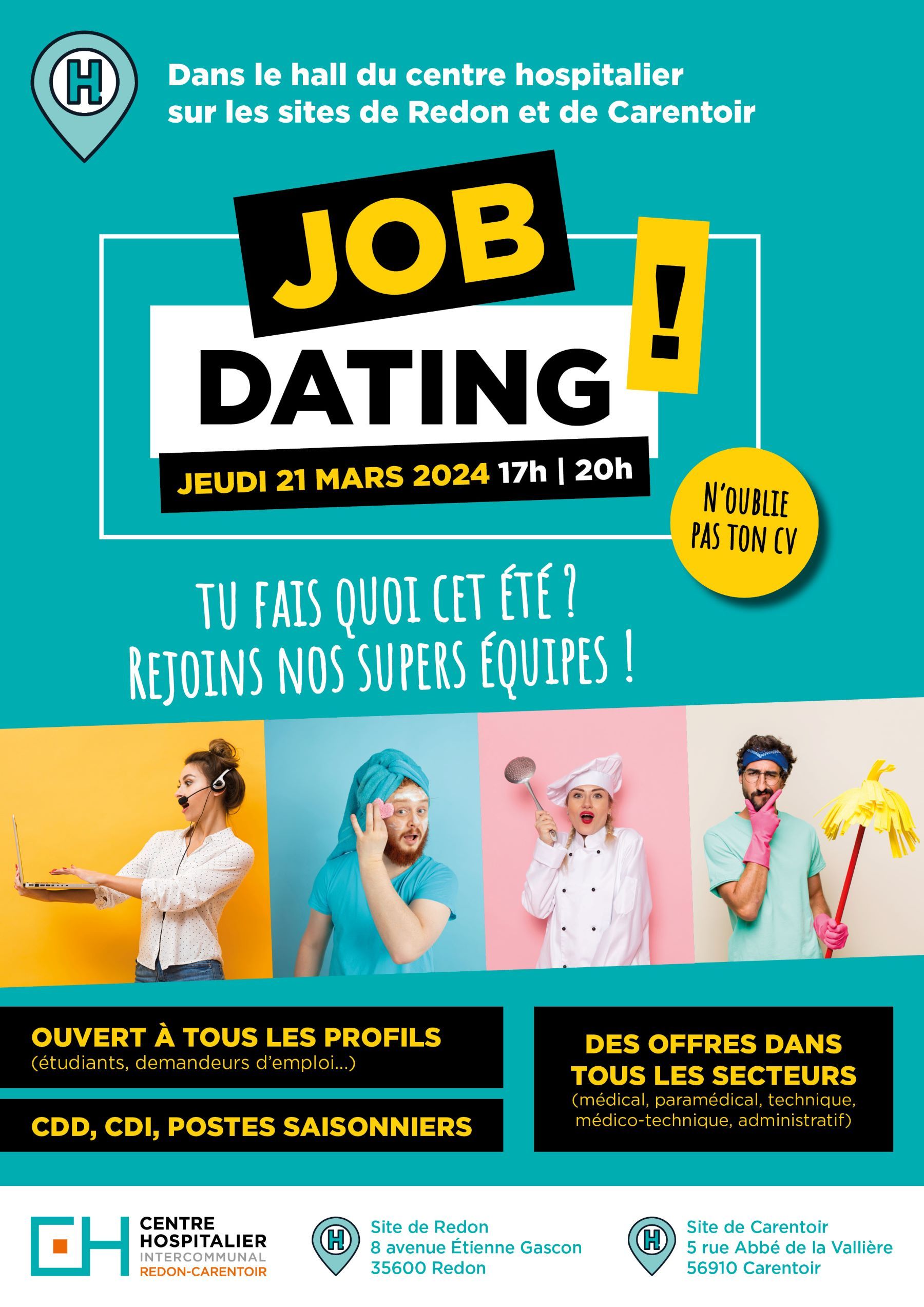 Job dating au centre hospitalier de Redon-Carentoir