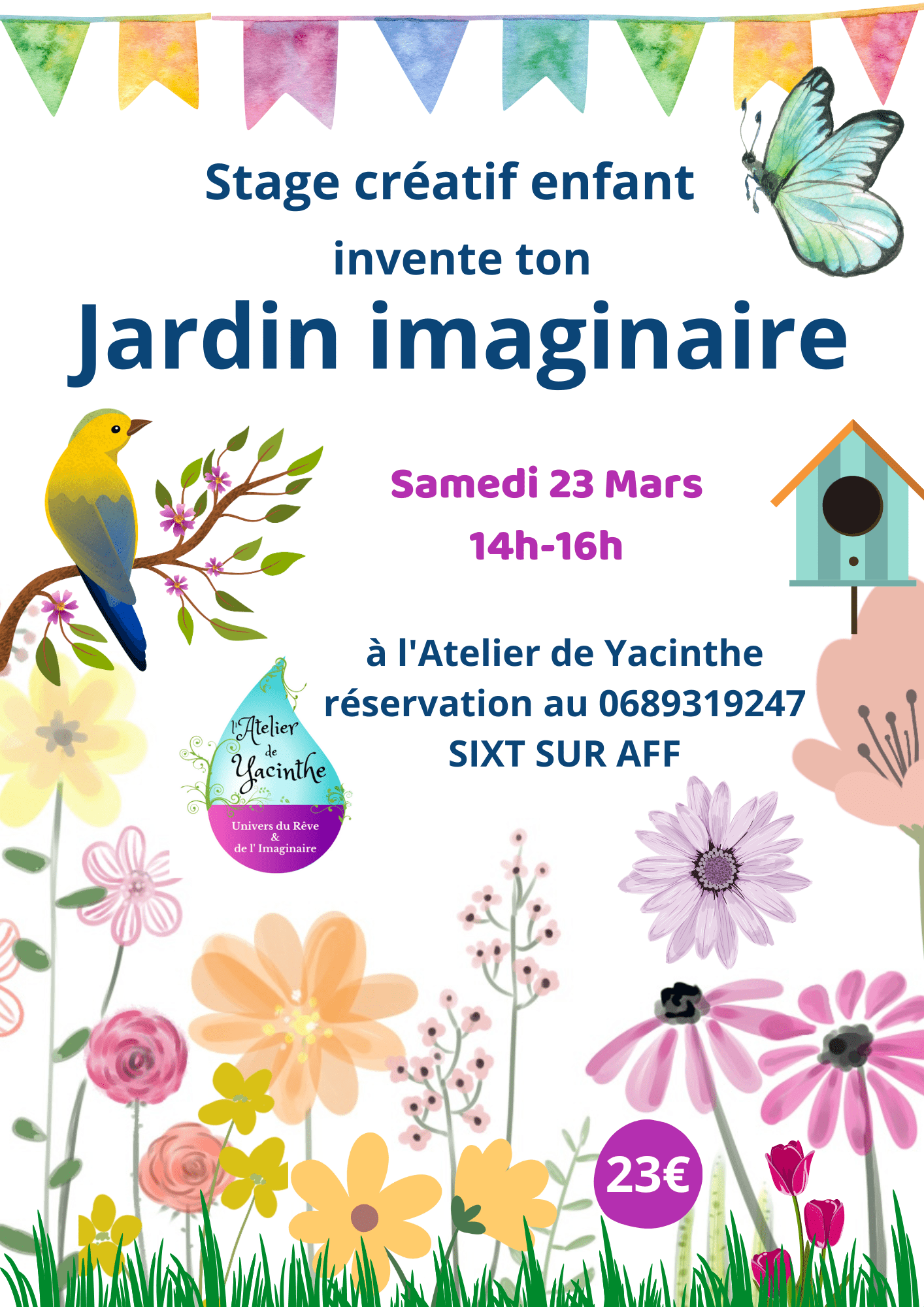 Stage créatif Mon Jardin Imaginaire