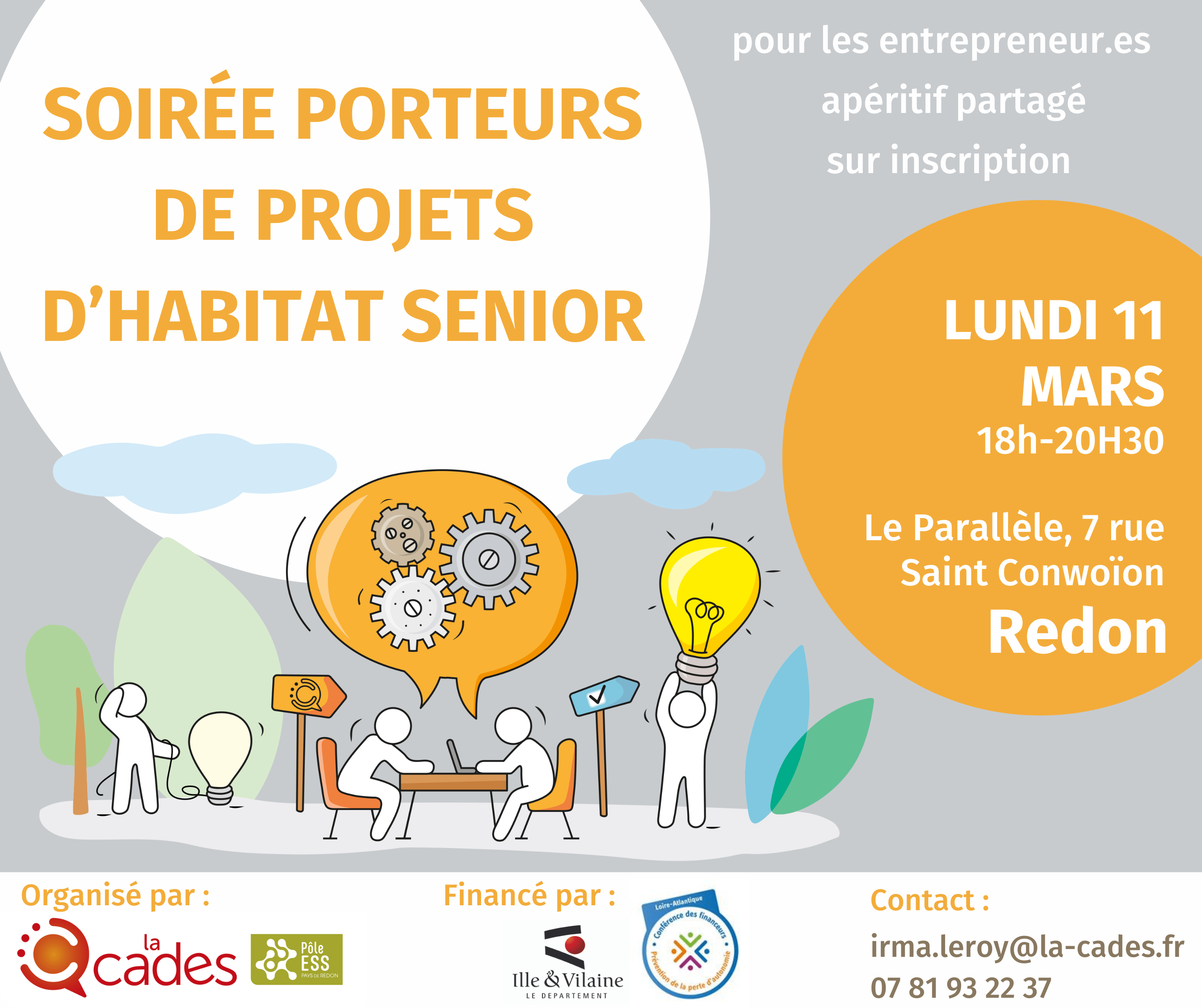 Soirée porteurs de projets d'habitat senior