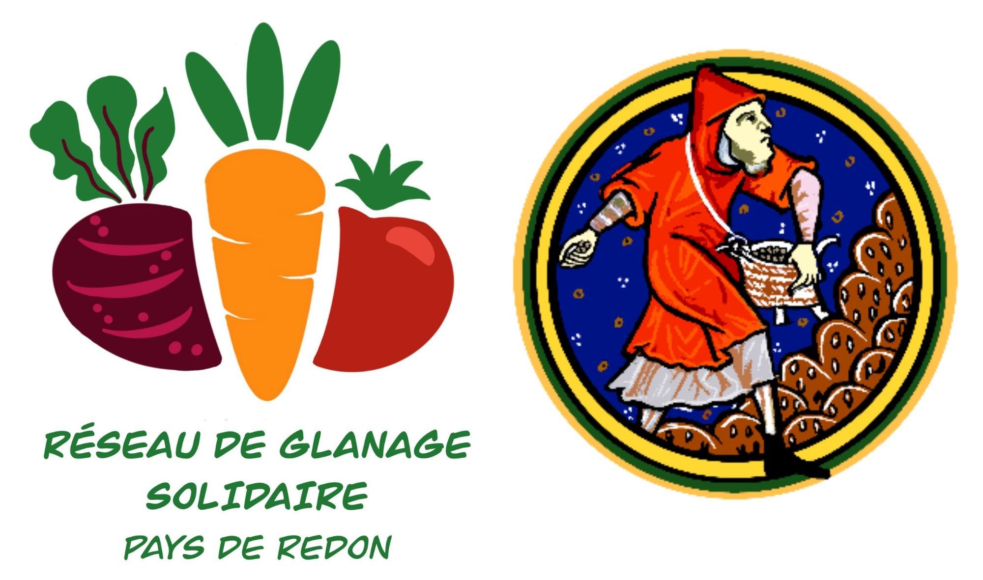 Distribution de légumes et vente de pain